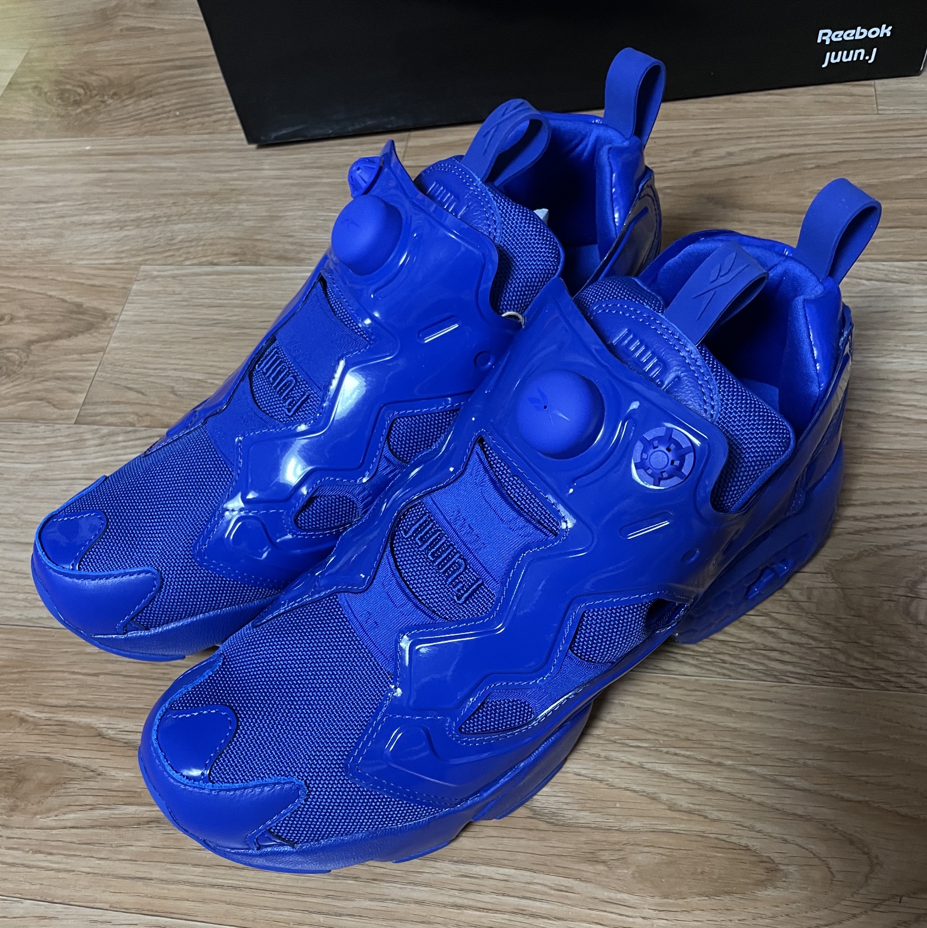 Reebok x Juun.J Instapump Fury OG Blue 착용 스타일