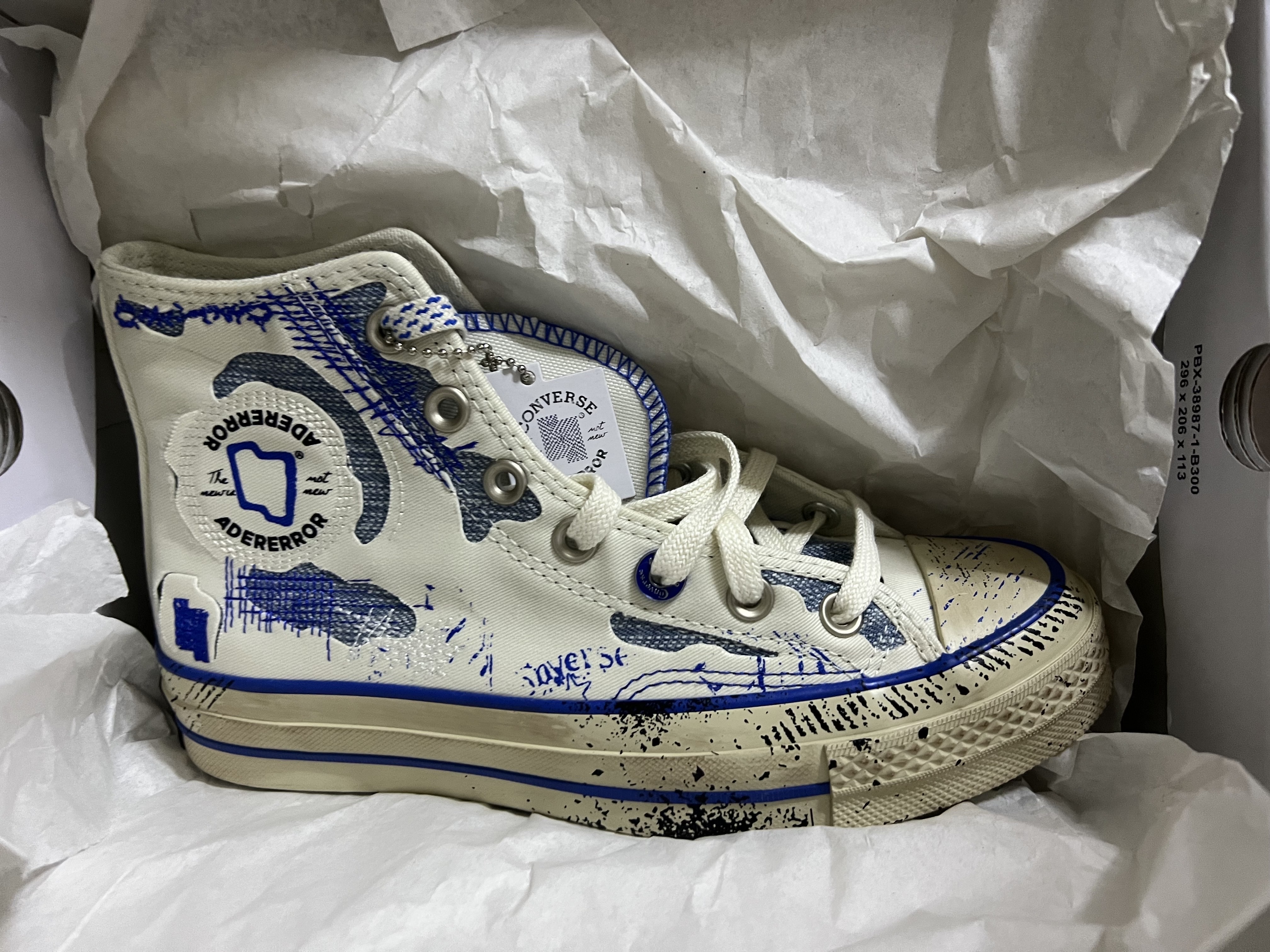 Converse x Ader Error Chuck 70 High White 착용 스타일