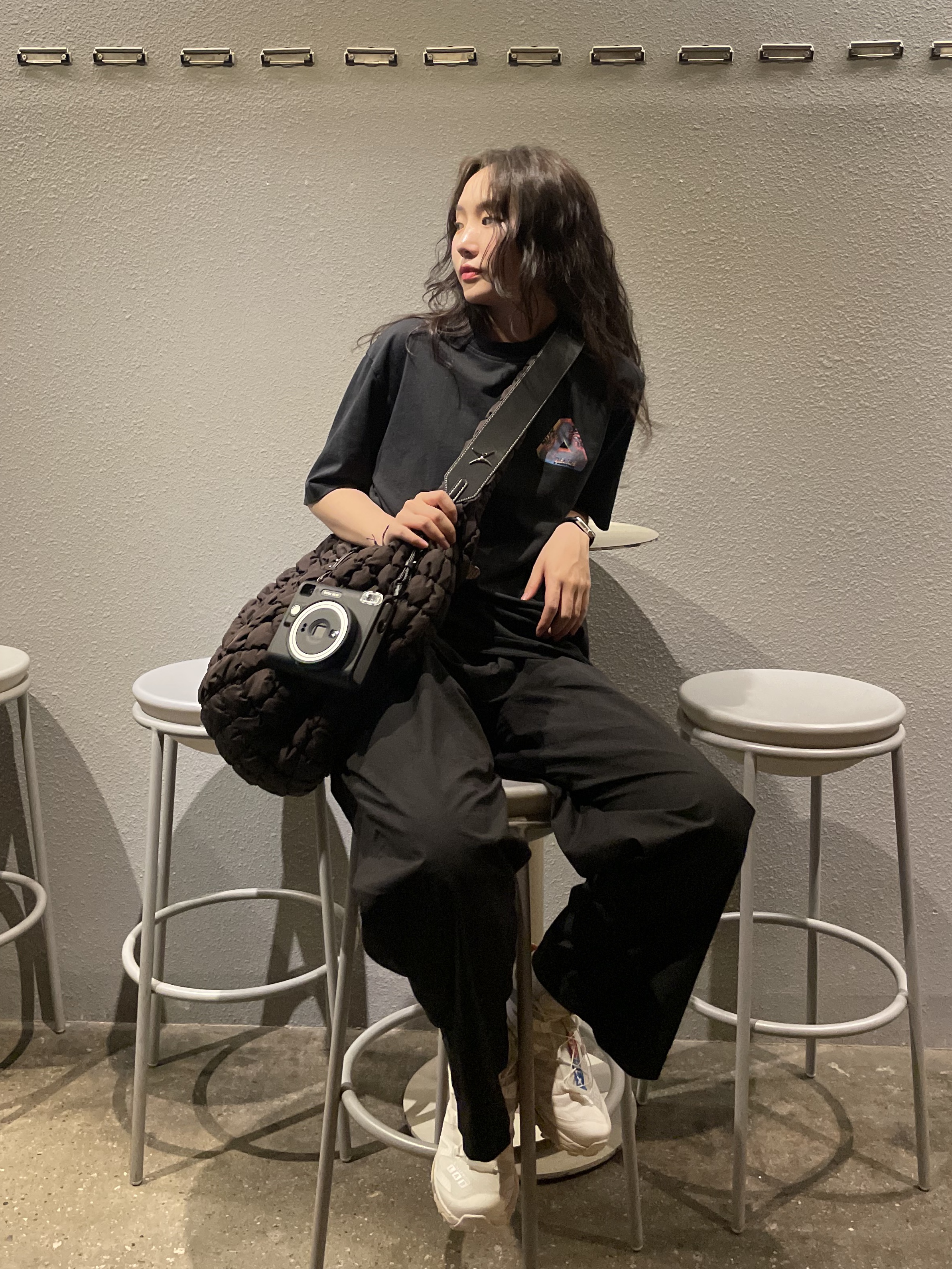 Salomon XT-4 Vanilla Ice, Palace Tri-Ferg Colour Blur T-Shirt Black - 20FW 착용 스타일 - 1
