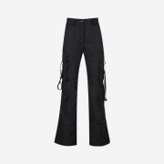 Porta Women Strap Cargo Pants Black
