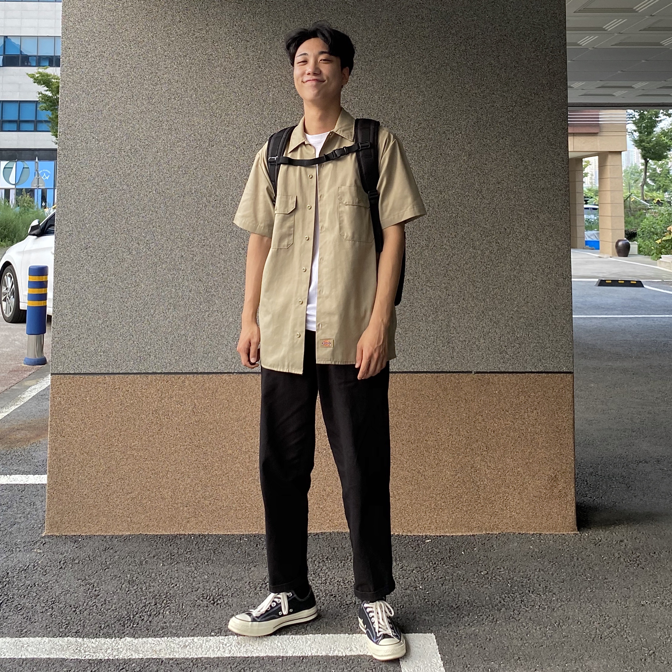 Converse Chuck 70 Ox Black - Standard 착용 스타일