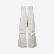 Porta Women Tuck Wide Pants White