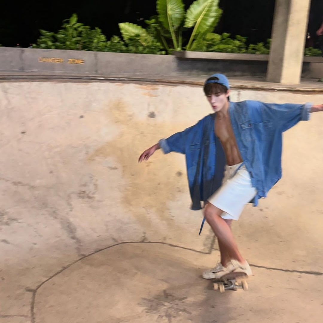 Vans Style 36 Marshmallow Dress Blues 착용 스타일 - 2