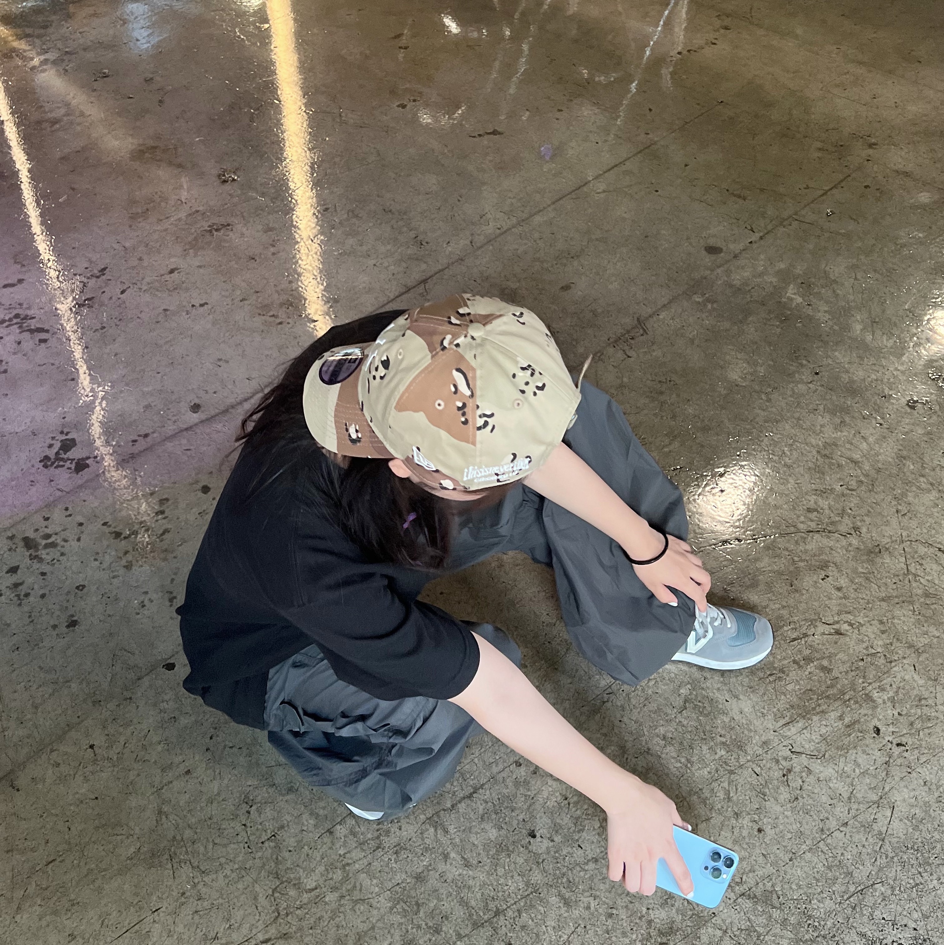 New Balance 574 Grey Sky Blue, Thisisneverthat x New Era x MLB New York Yankees Unstructured Ball Cap Six Day Camo 착용 스타일 - 1
