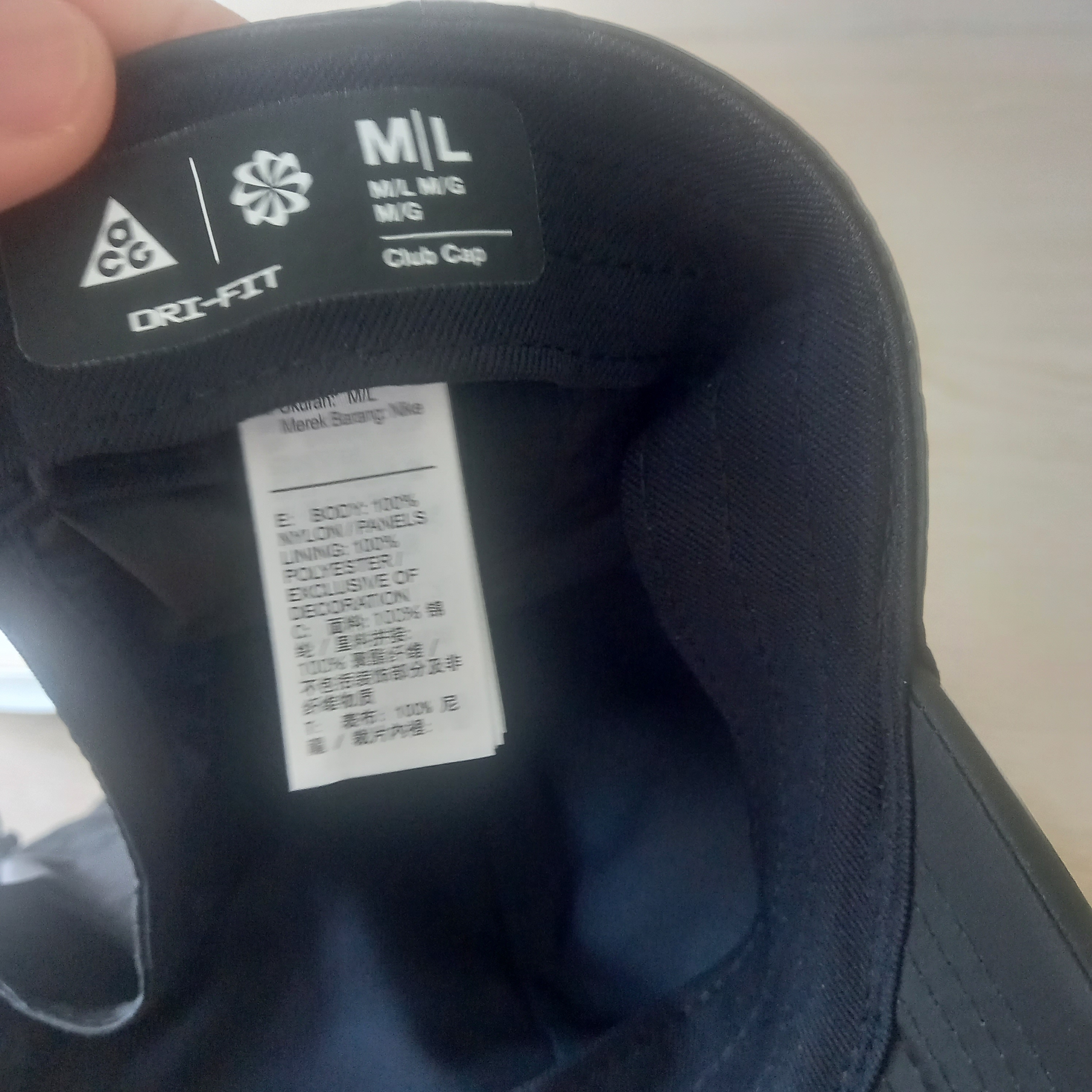 Nike ACG Trail Cap Black 착용 스타일 - 3