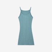 Porta Women Boucle Knit Dress Sky Blue