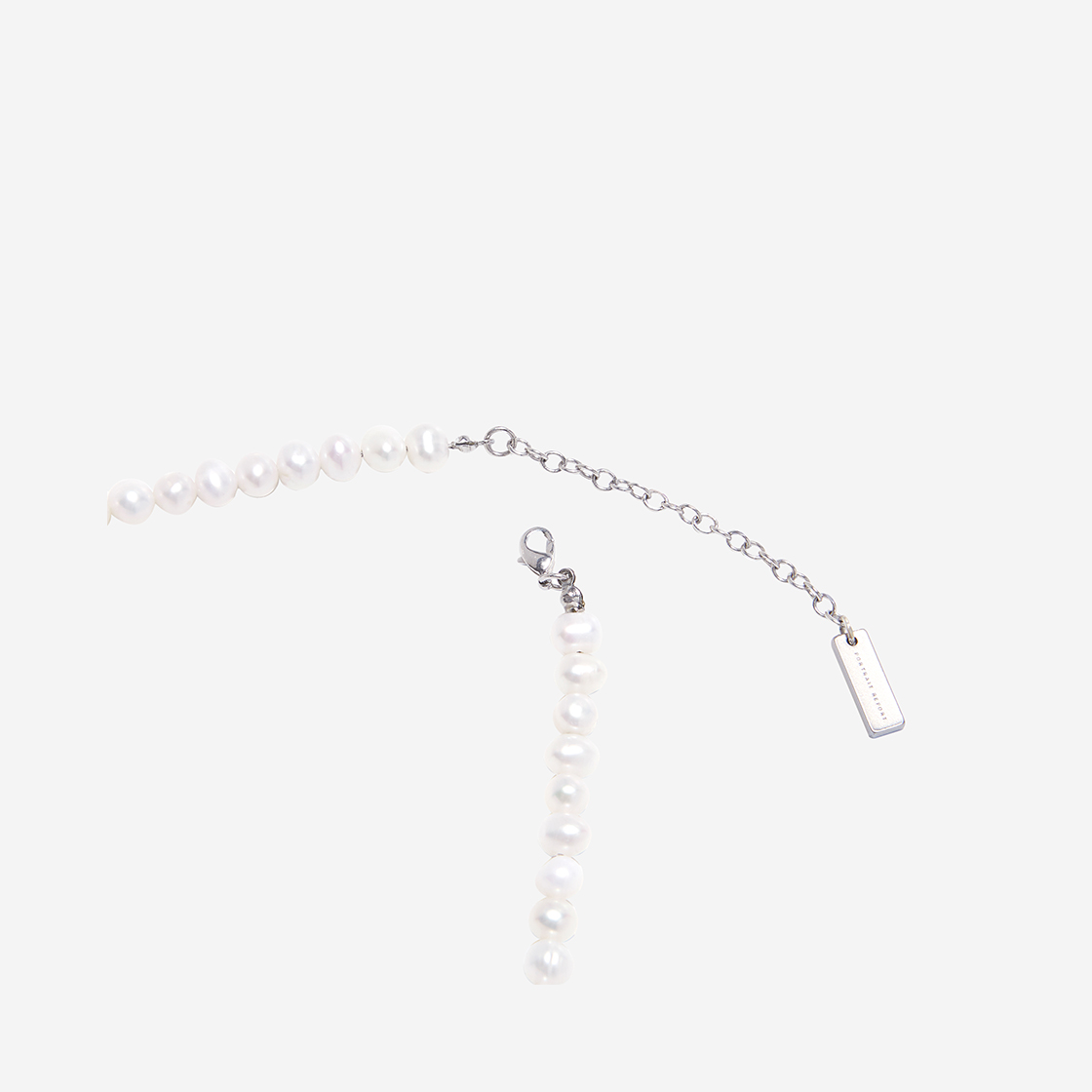 포트레이트 리포트 브로큰 스태츄 펄 네클리스 실버(Portrait Report Broken Staute Pearl Necklace Silver) - 4