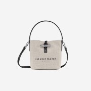 Longchamp Roseau Bucket Bag XS Ecru