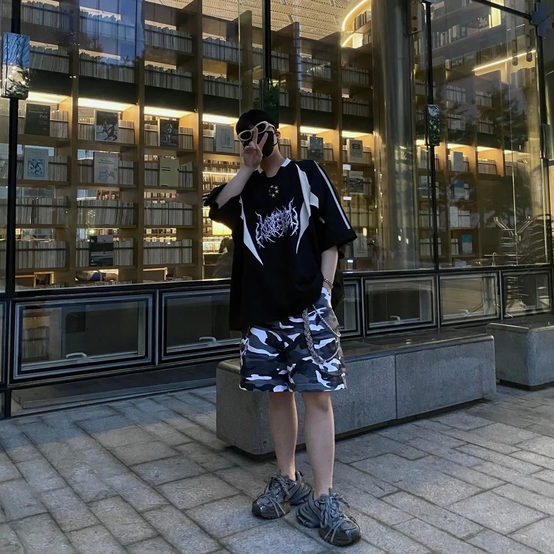 Ourpas 062 Jersey Black 착용 스타일