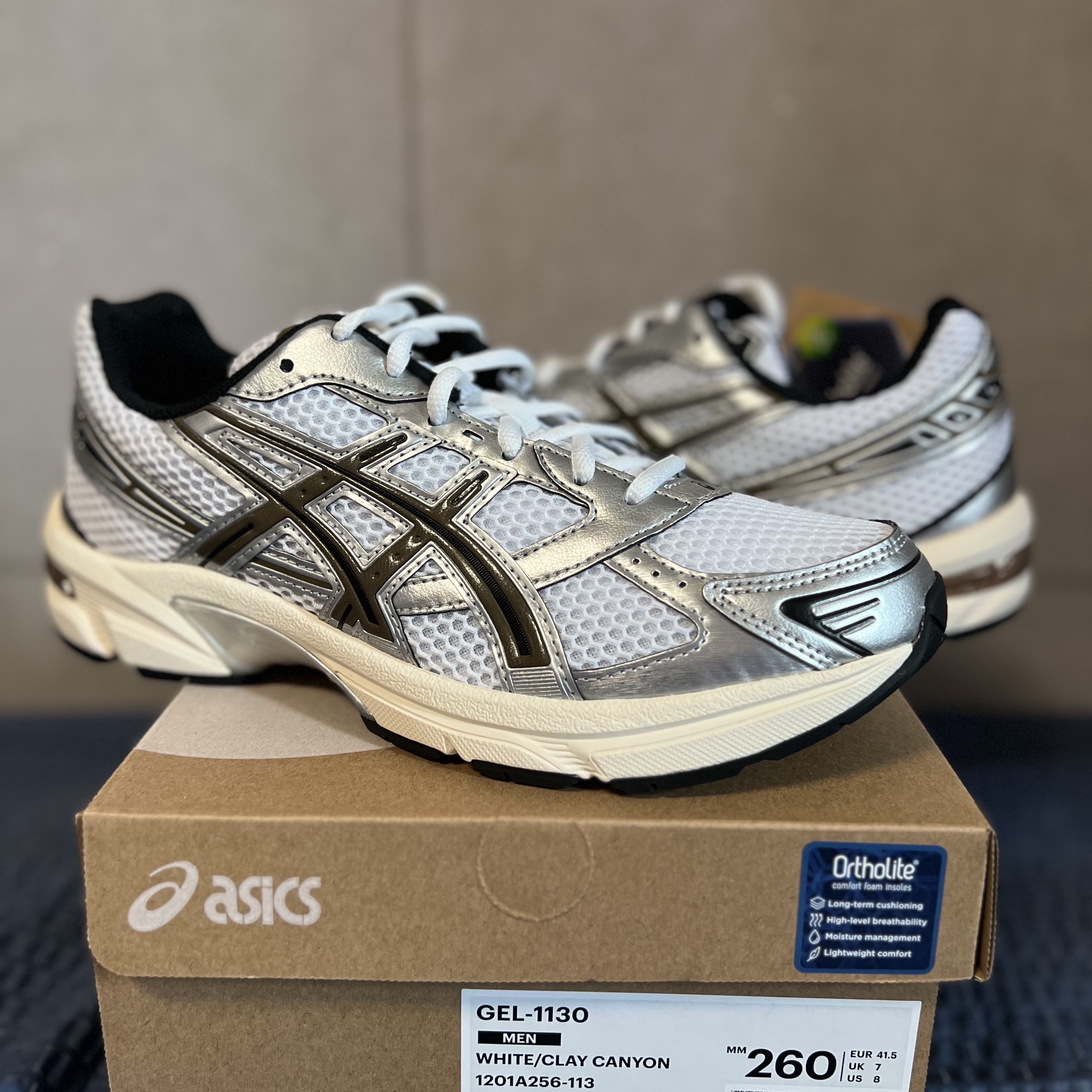 Asics Gel-1130 White Clay Canyon 착용 스타일