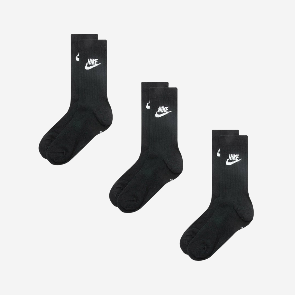 Nike black crew socks discount