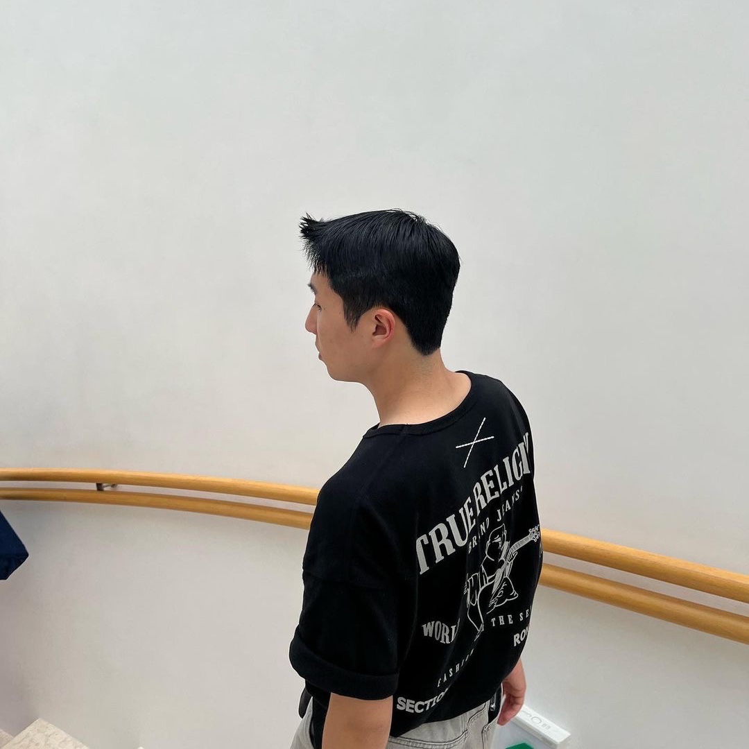 True Religion Origin Logo T-Shirt Black 착용 스타일