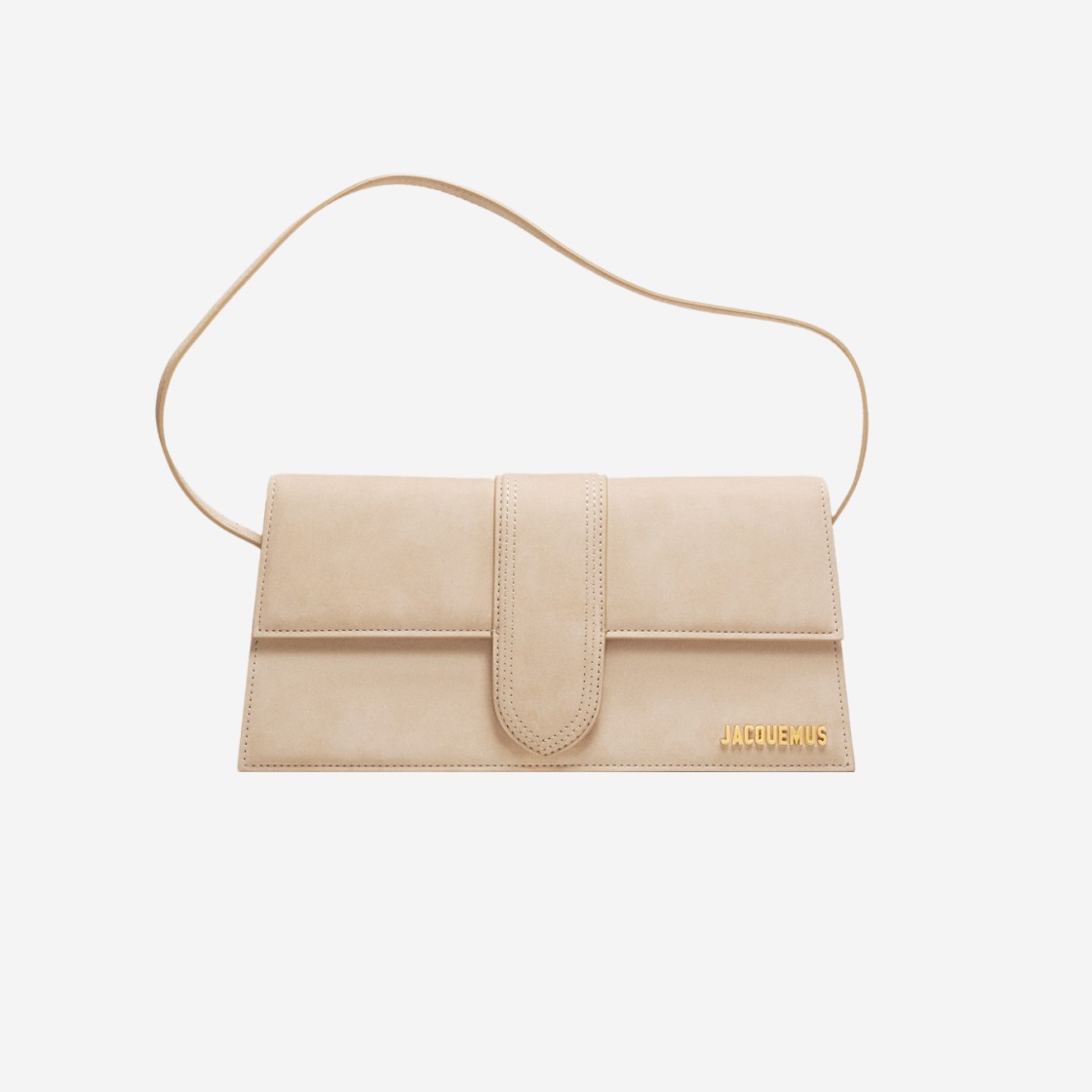 Jacquemus Le Bambino Long Flap Bag Dark Beige 상세 이미지 1