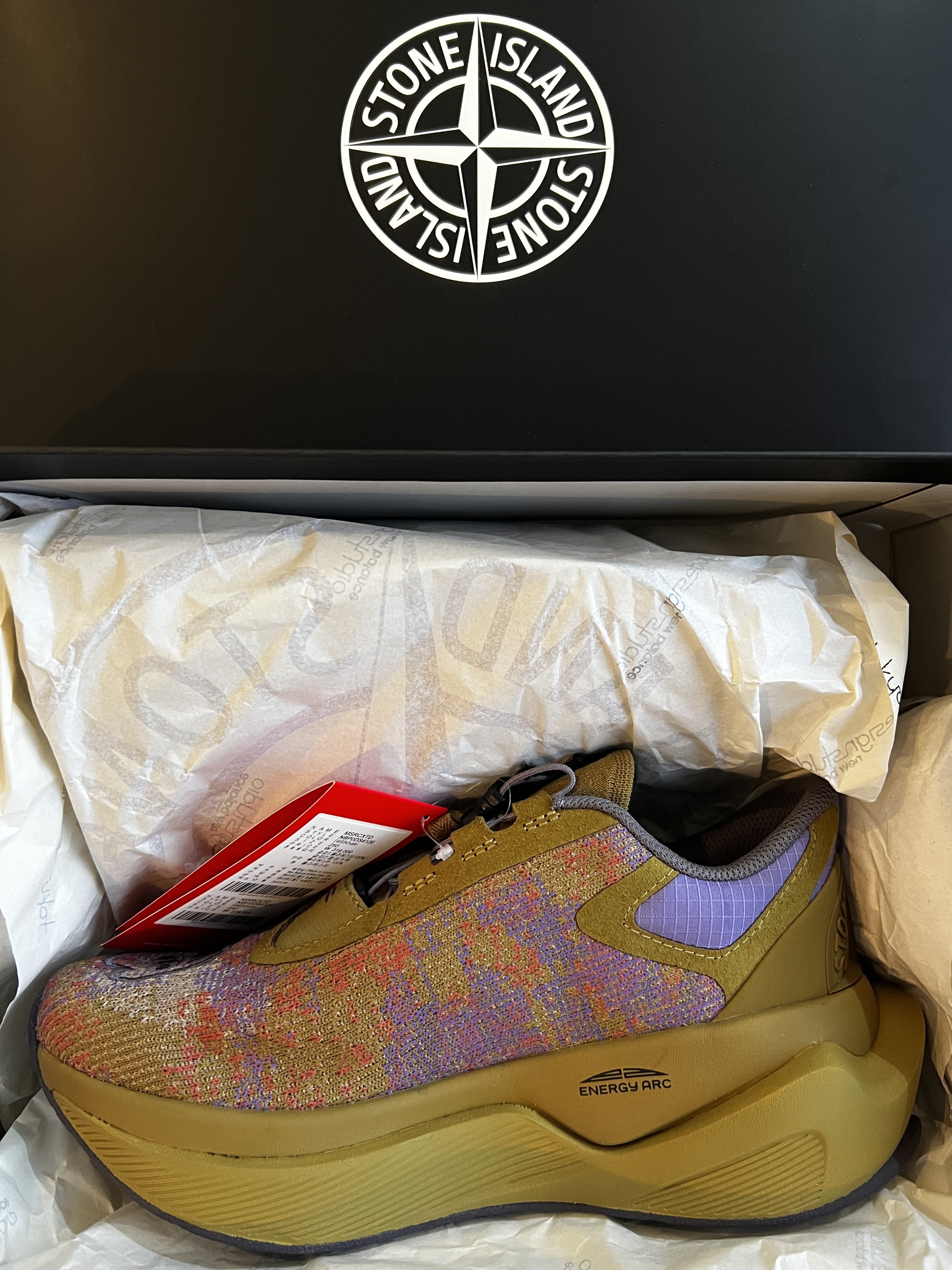 New Balance x Stone Island x Tokyo Design Studio FuelCell  C1 Military Green 착용 스타일