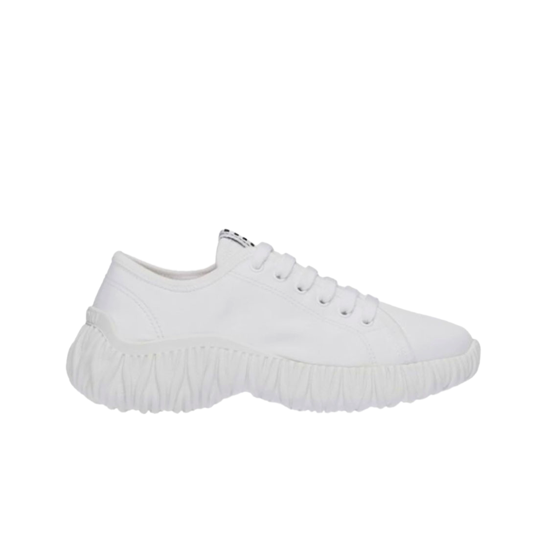 (W) Miu Miu Gabardine Sneakers White 상세 이미지 1