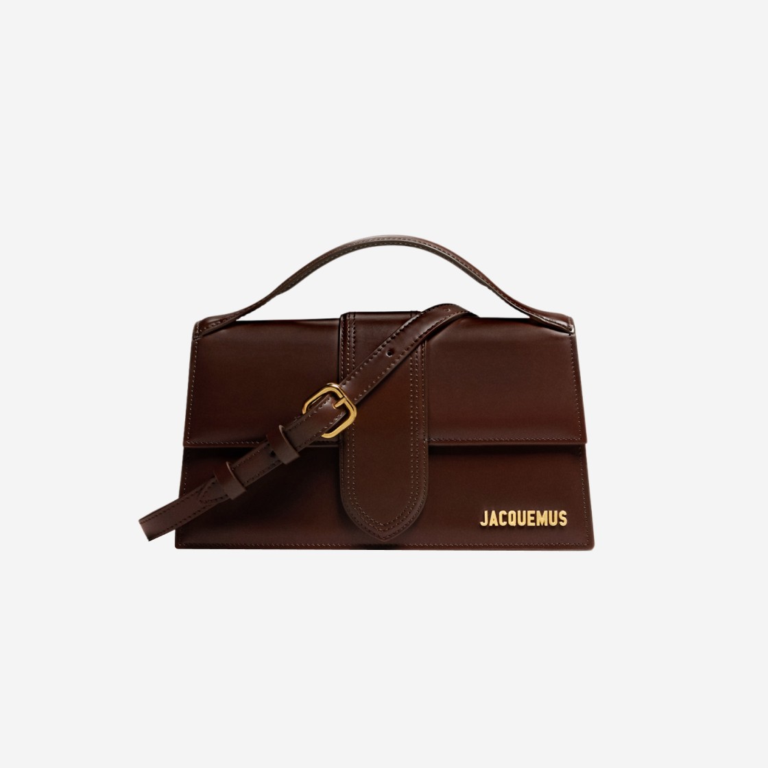 Jacquemus Le Grand Bambino Crossbody Flap Bag Brown 상세 이미지 1