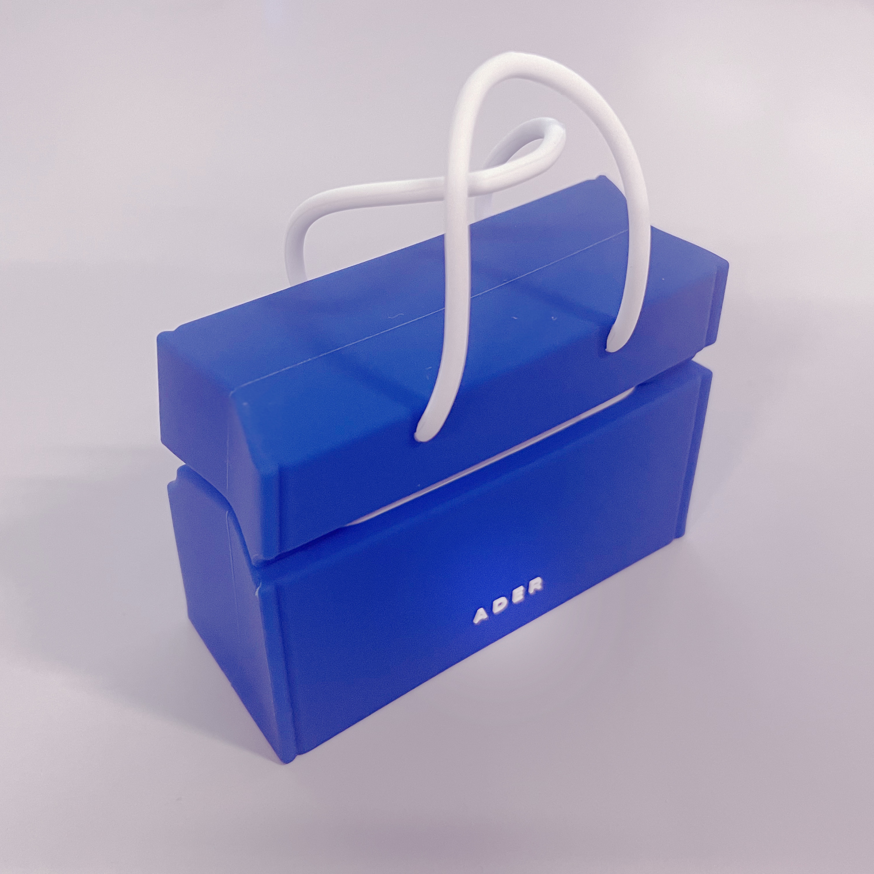 Ader Error Shopper Bag AirPods Pro Case Z-Blue 착용 스타일