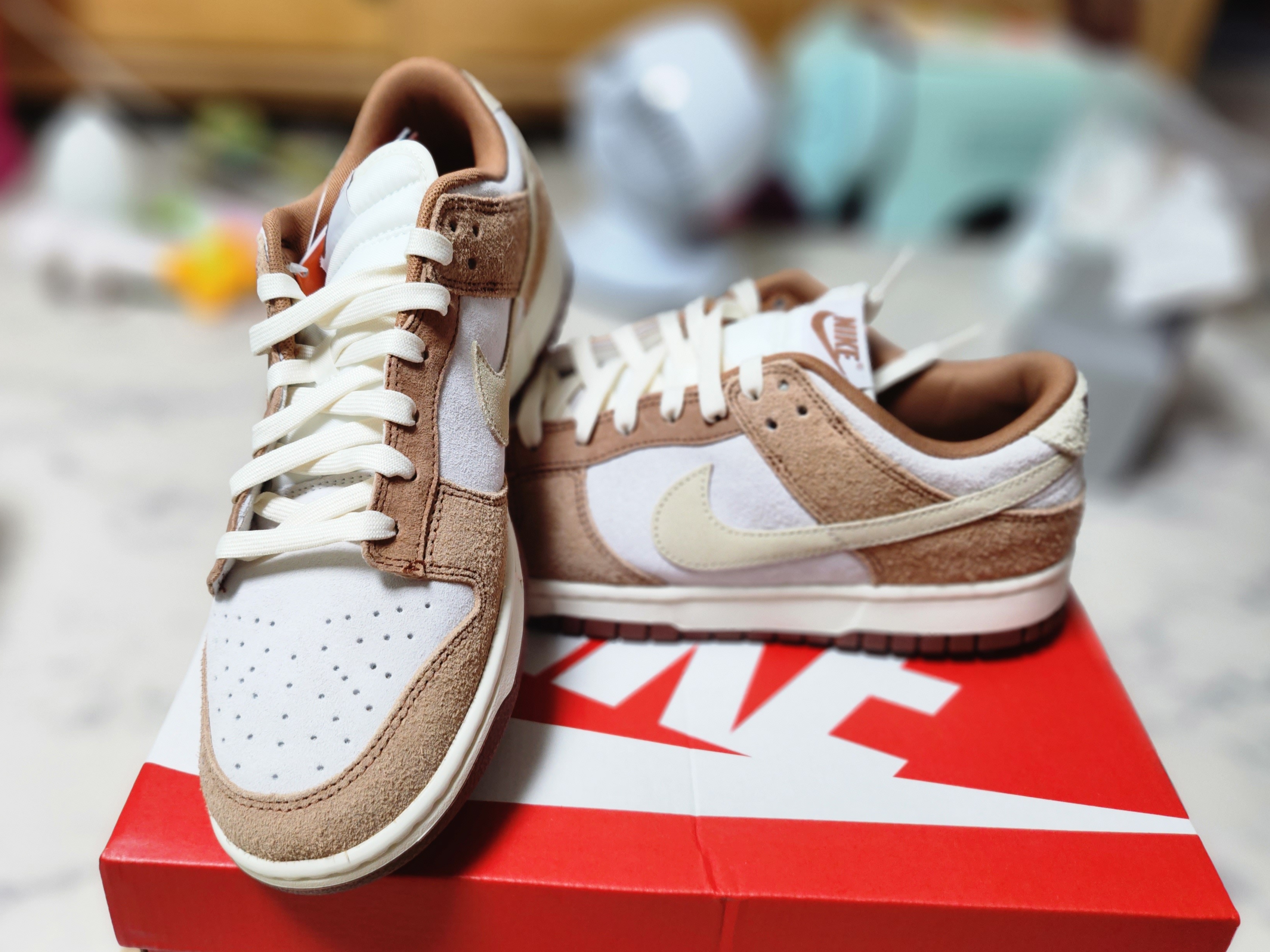 Nike Dunk Low Pro Premium Medium Curry 착용 스타일 - 1