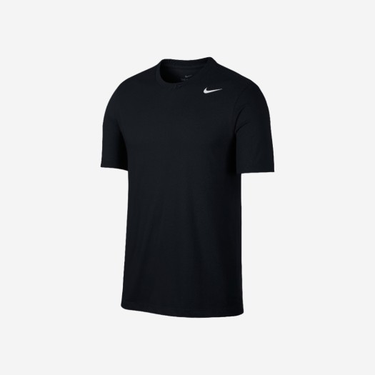 나이키 드라이핏 피트니스 티셔츠 블랙 - US/EU