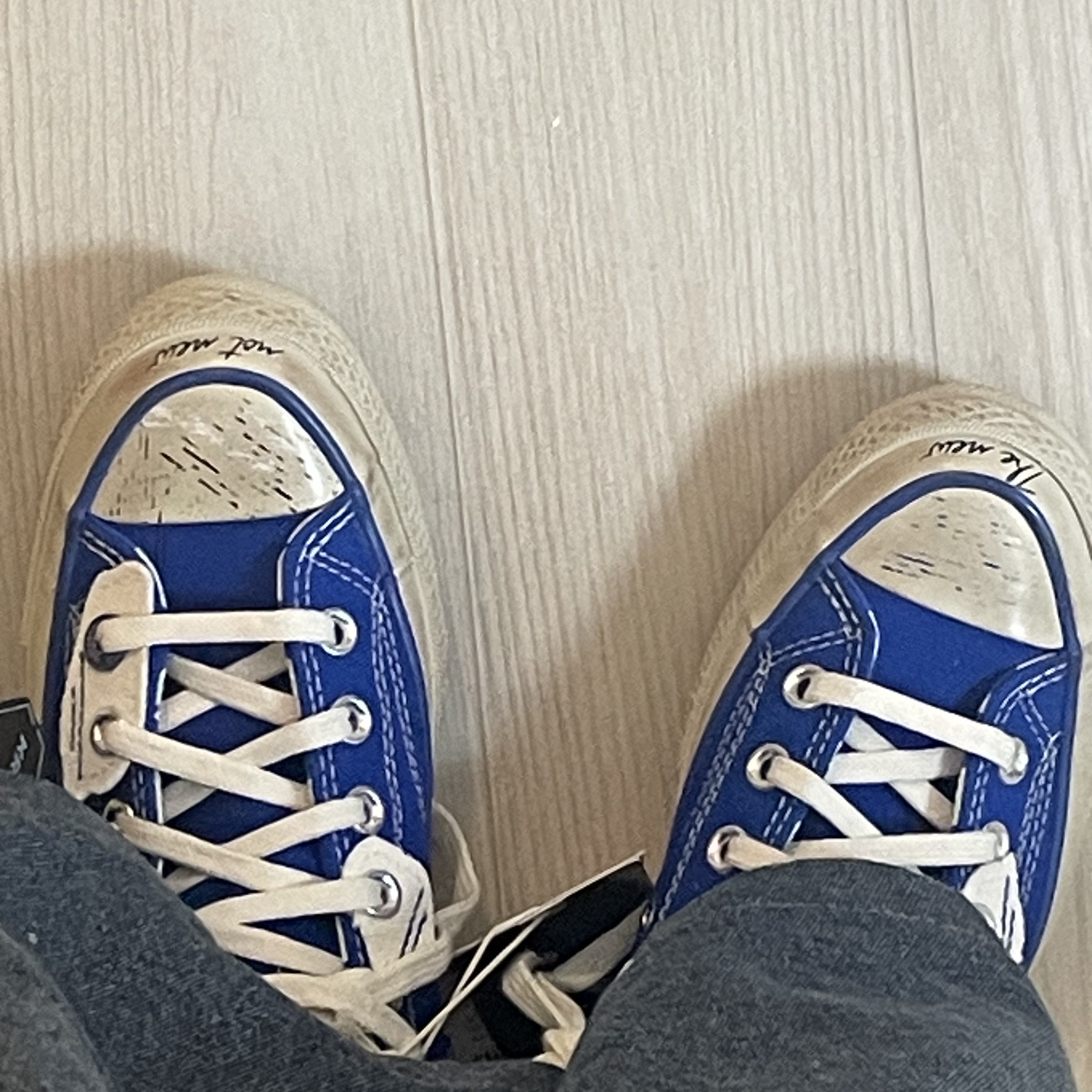 Converse x Ader Error Chuck 70 Ox Imperial Blue 착용 스타일 - 2
