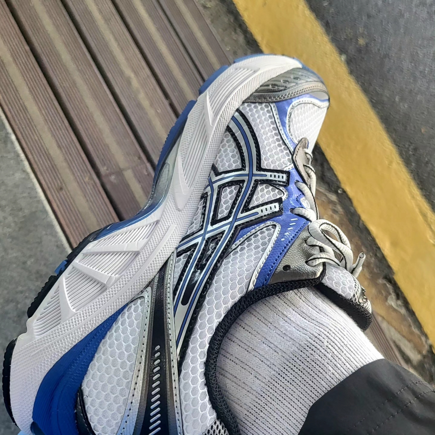 Asics GT-2160 White Illusion Blue 착용 스타일