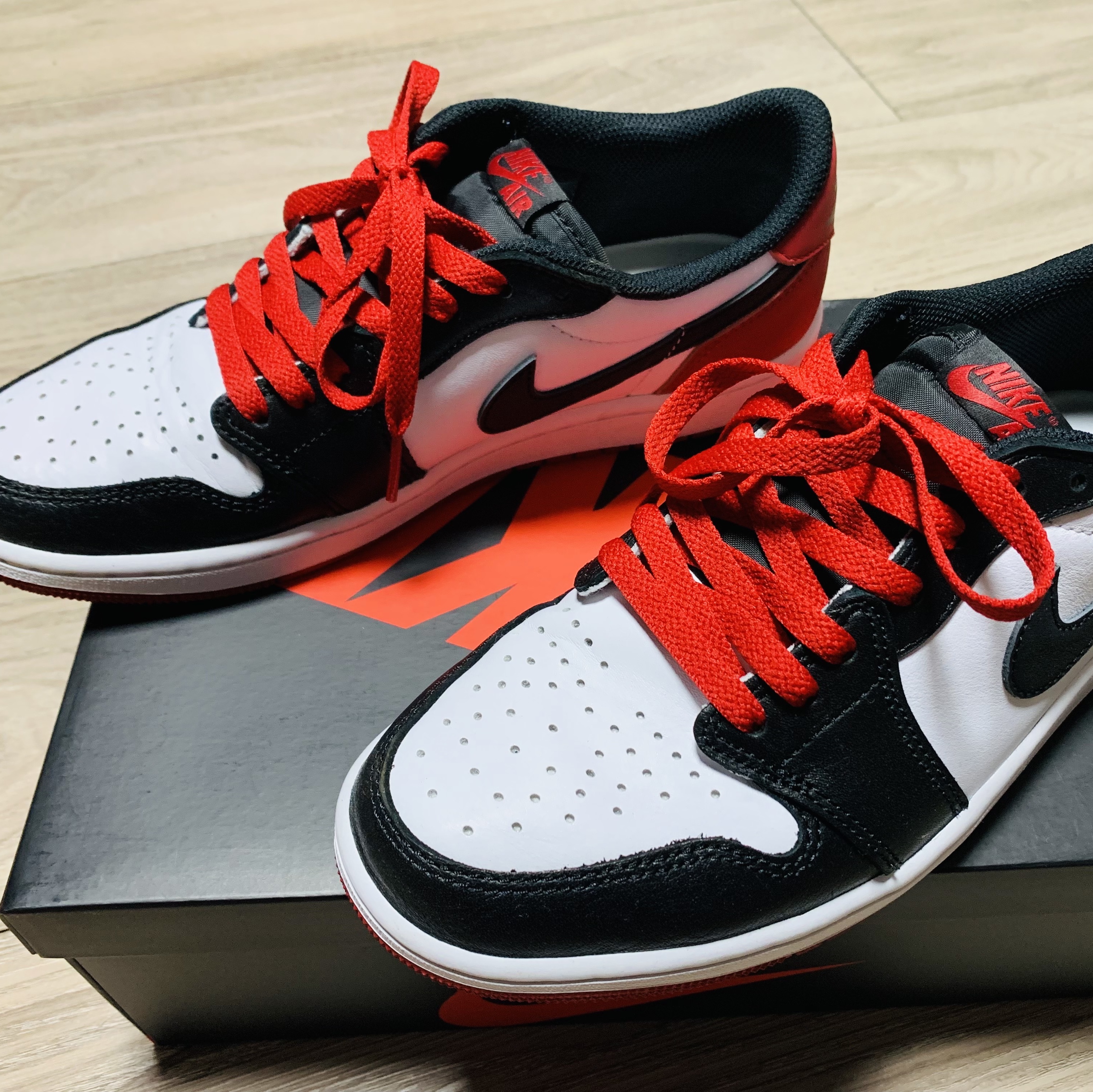 Jordan 1 Retro Low OG Black Toe 착용 스타일