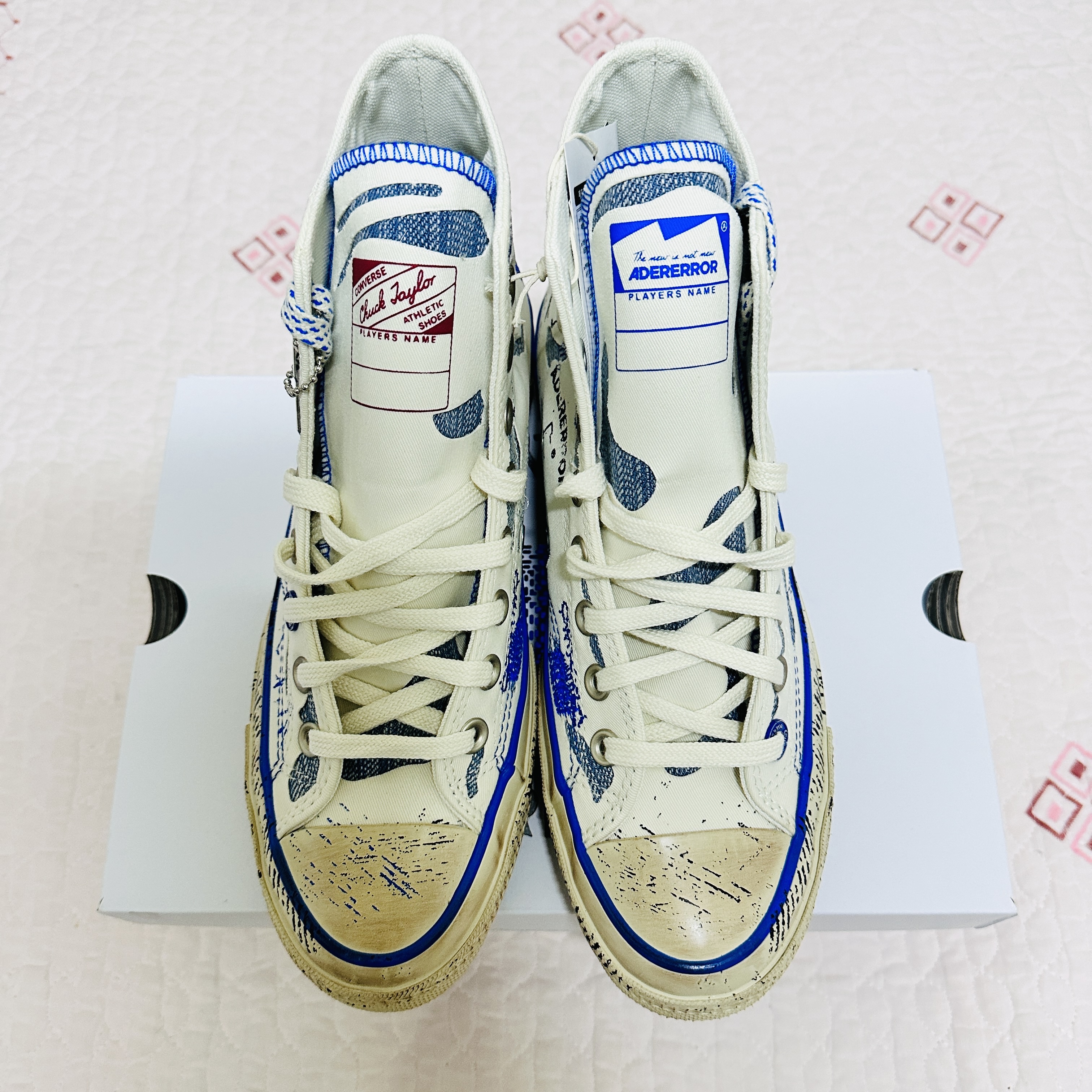 Converse x Ader Error Chuck 70 High White 착용 스타일 - 1
