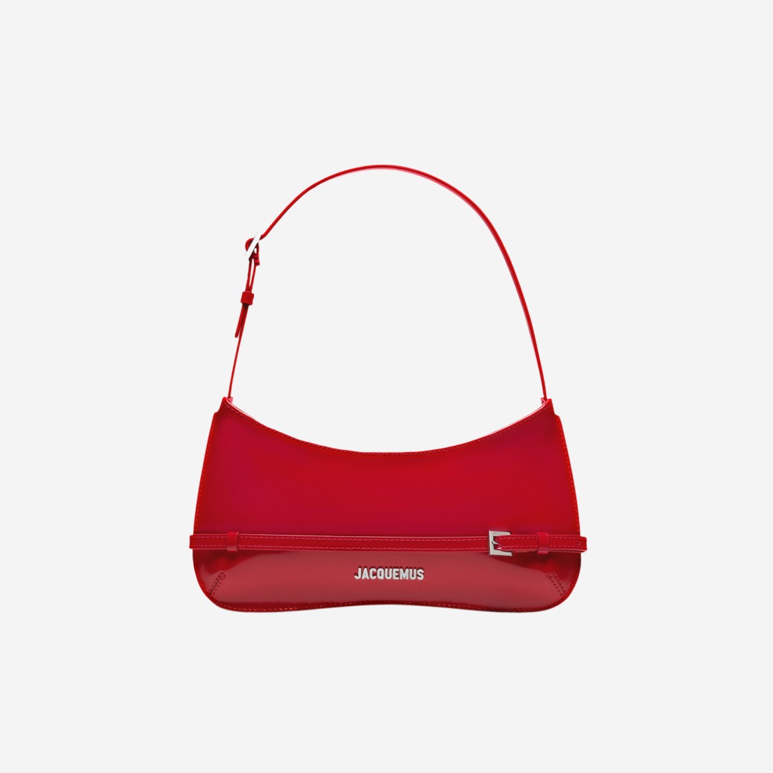 Jacquemus Le Bisou Ceinture Belted Shoulder Bag Red 상세 이미지 1