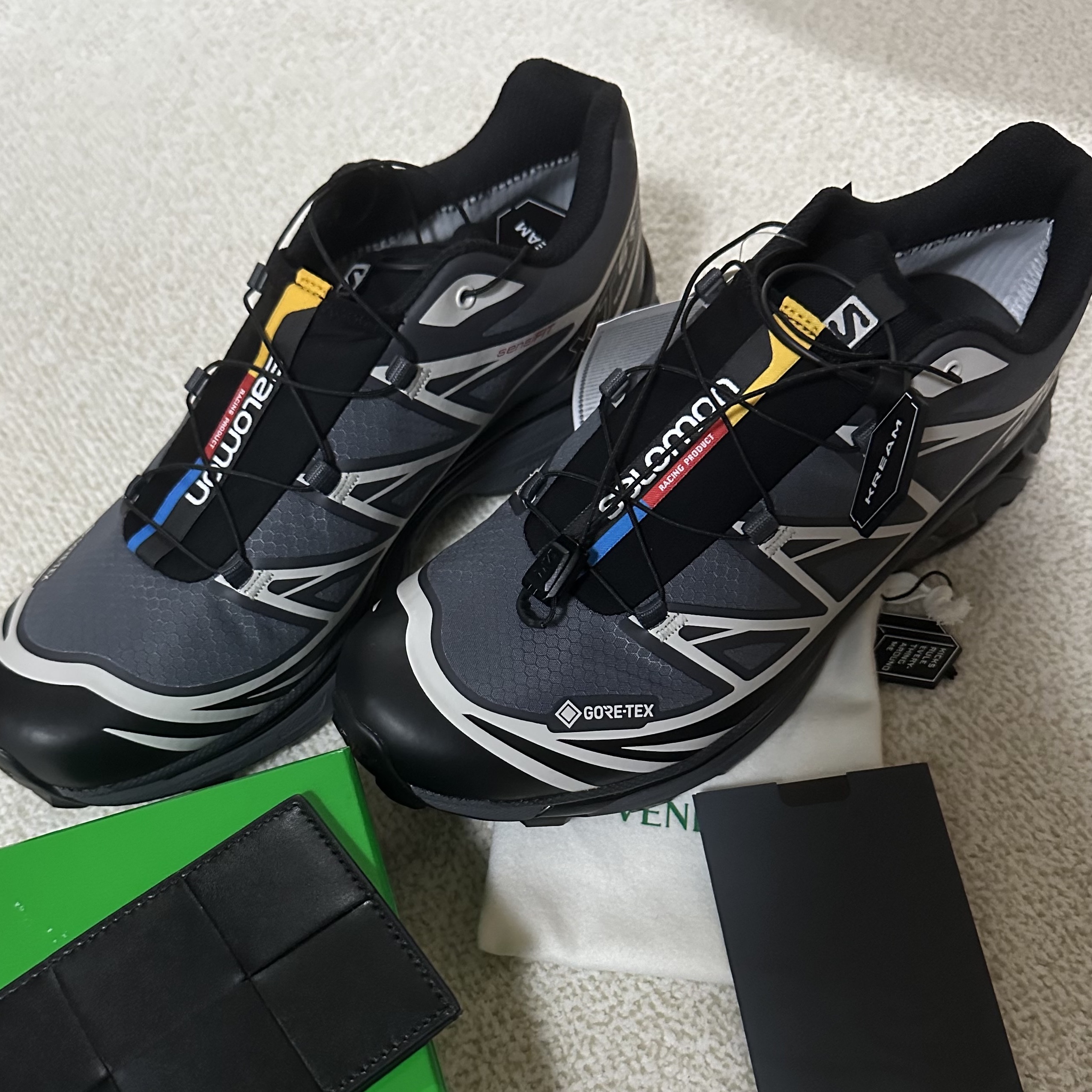 Salomon XT-6 Gore-Tex Black Ebony 착용 스타일