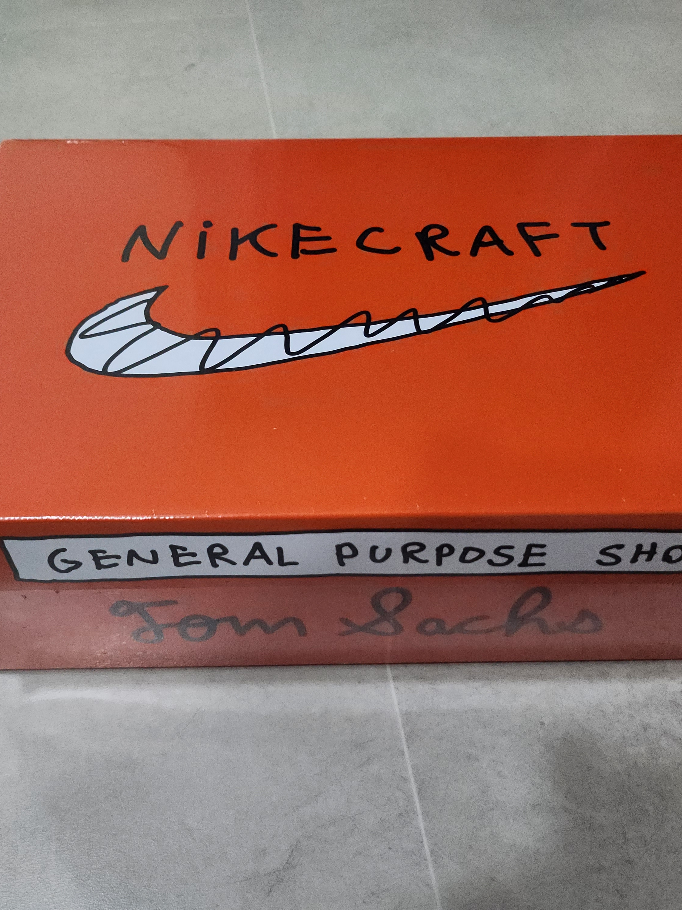 Nike x Tom Sachs General Purpose Shoe Brown 착용 스타일 - 1