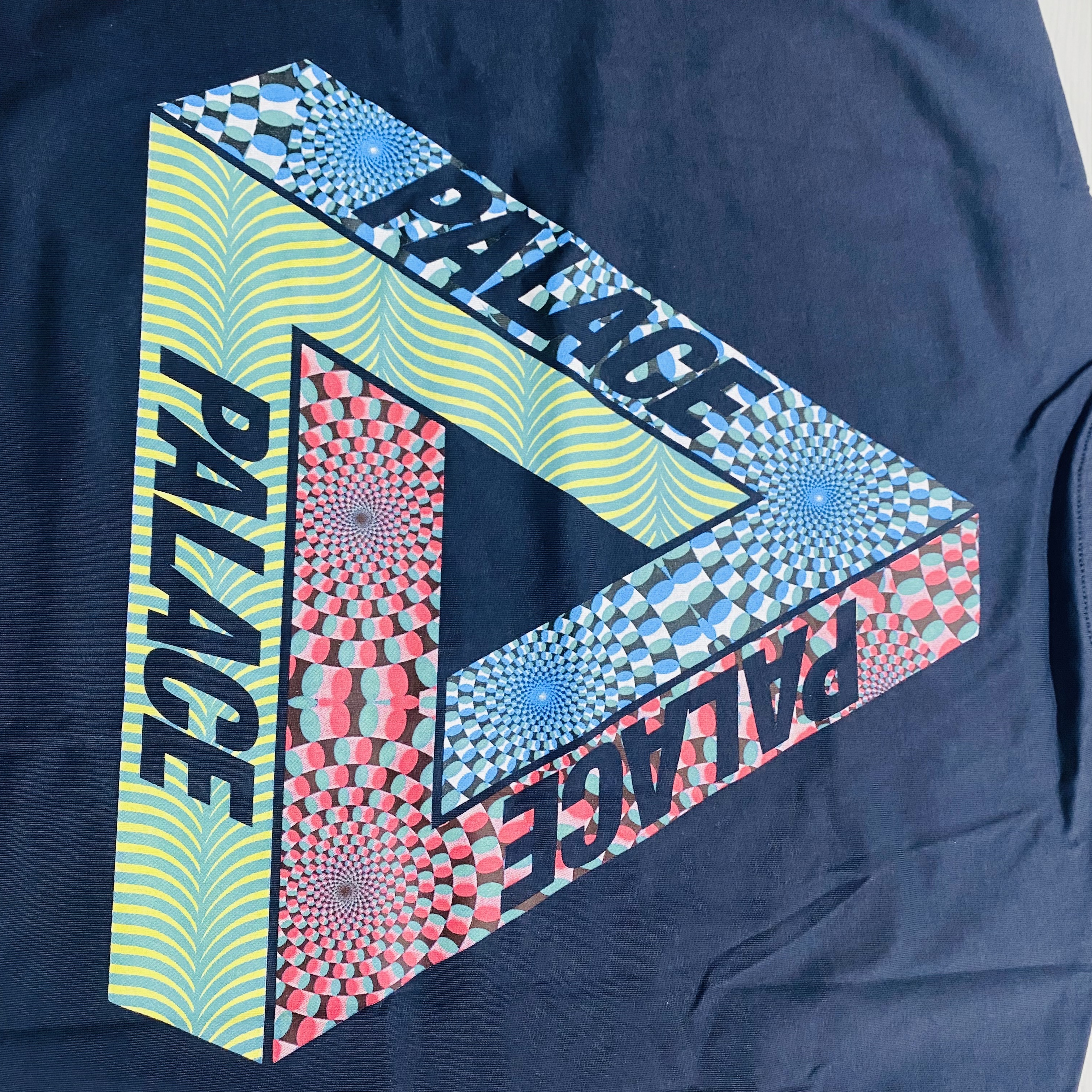 Palace Tri-Eye T-Shirt Navy - 21FW 착용 스타일 - 3