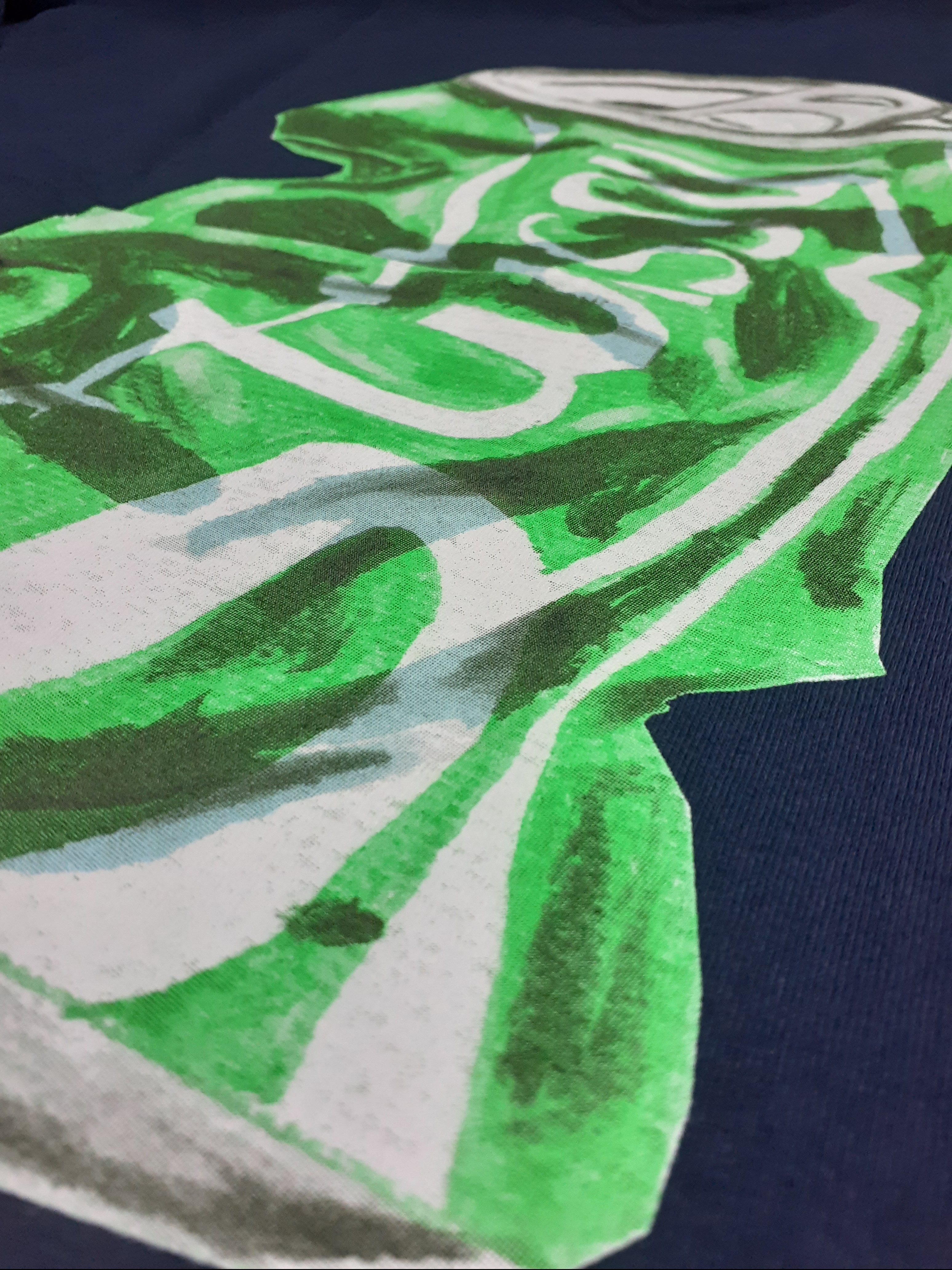 Stussy Soda Can T-Shirt Navy 착용 스타일 - 2