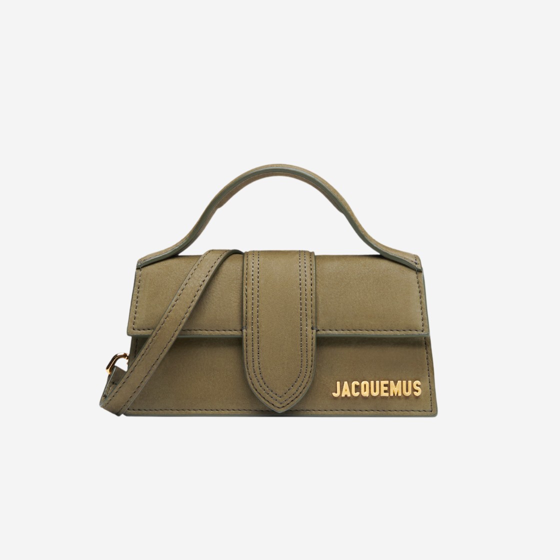 Jacquemus Le Bambino Small Flap Bag Dark Khaki 상세 이미지 1