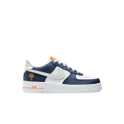 (GS) Nike Air Force 1 LV8 Midnight Navy Safety Orange