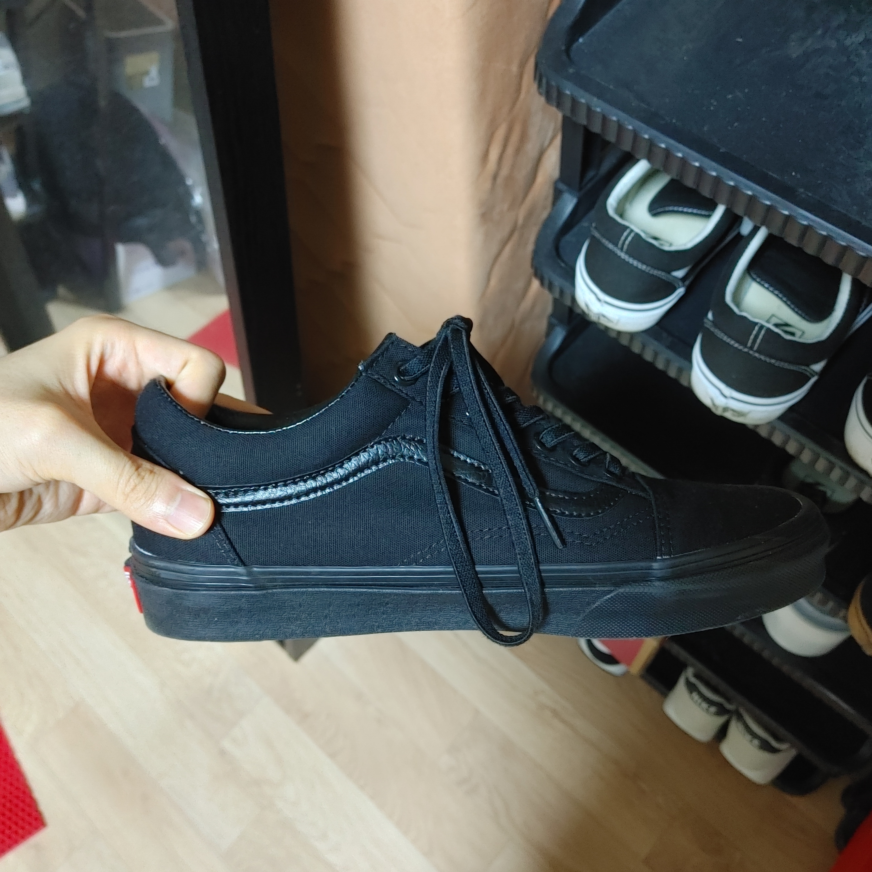 Vans Skate Old Skool Black 착용 스타일
