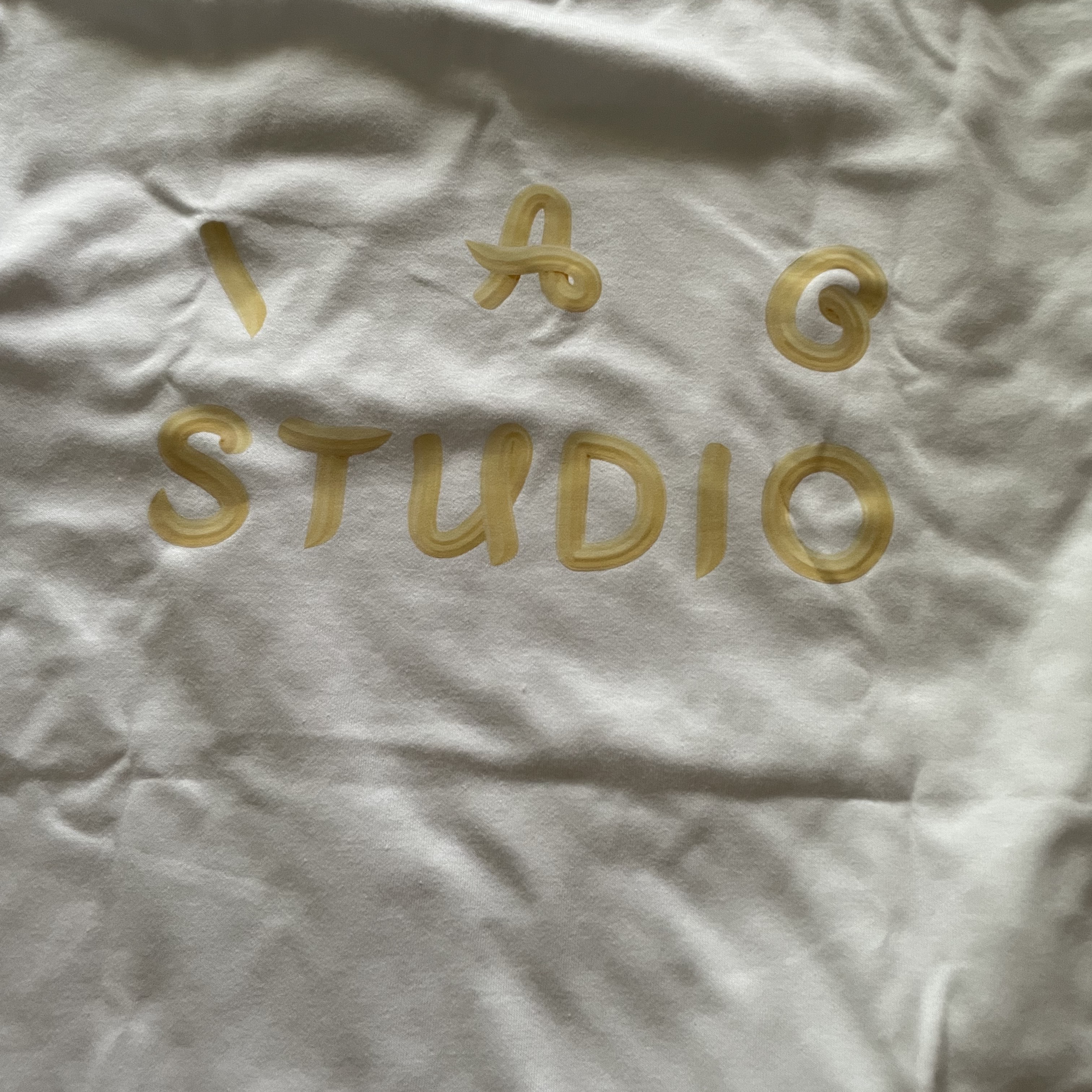 IAB Studio x Ottogi Mayonnaise 50th Anniversary T-Shirt White 착용 스타일 - 3