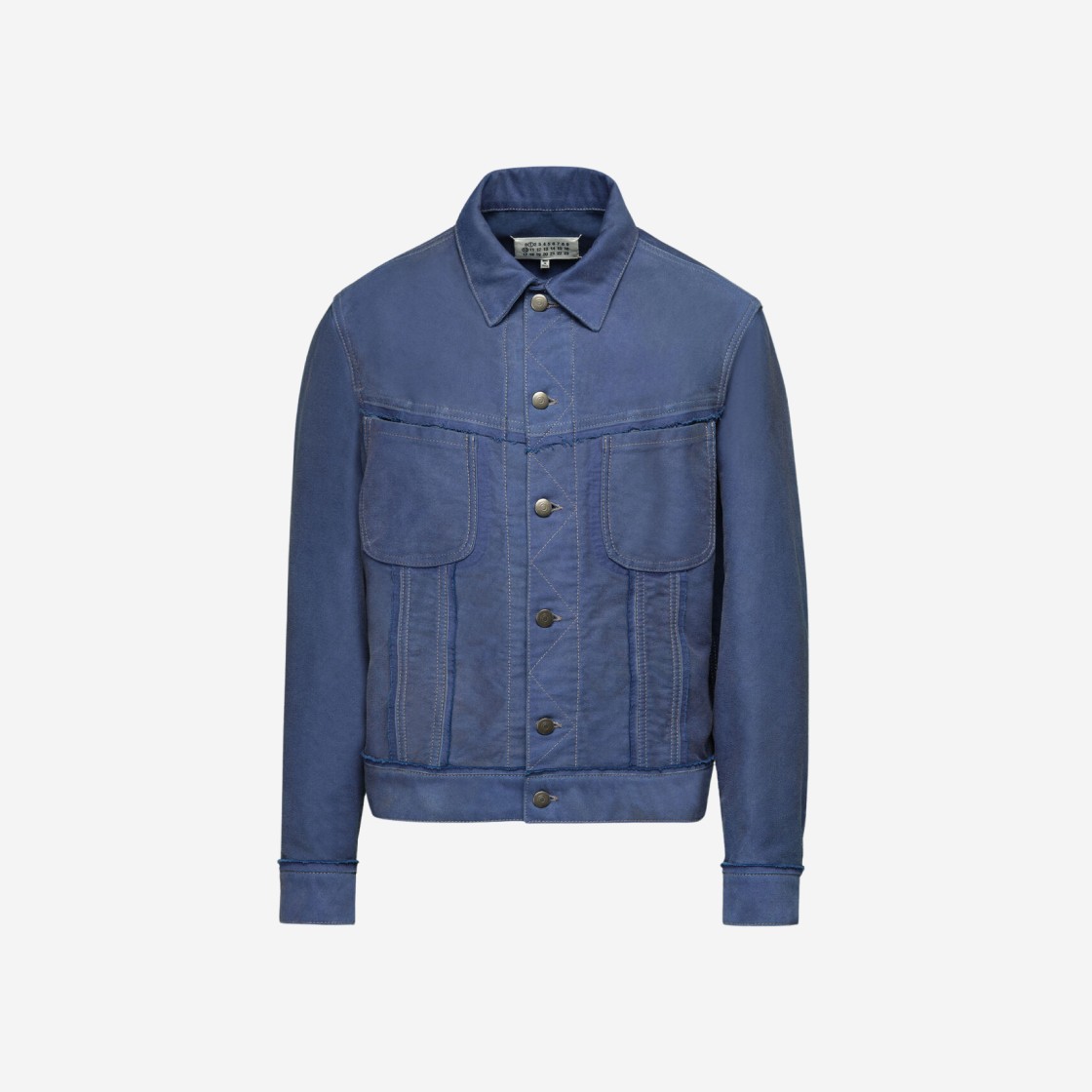 Maison Margiela Worker Moleskin Jacket Cobalt Blue 상세 이미지 1