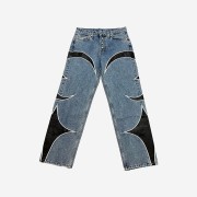 Thug Club Leather Washing Pants Denim