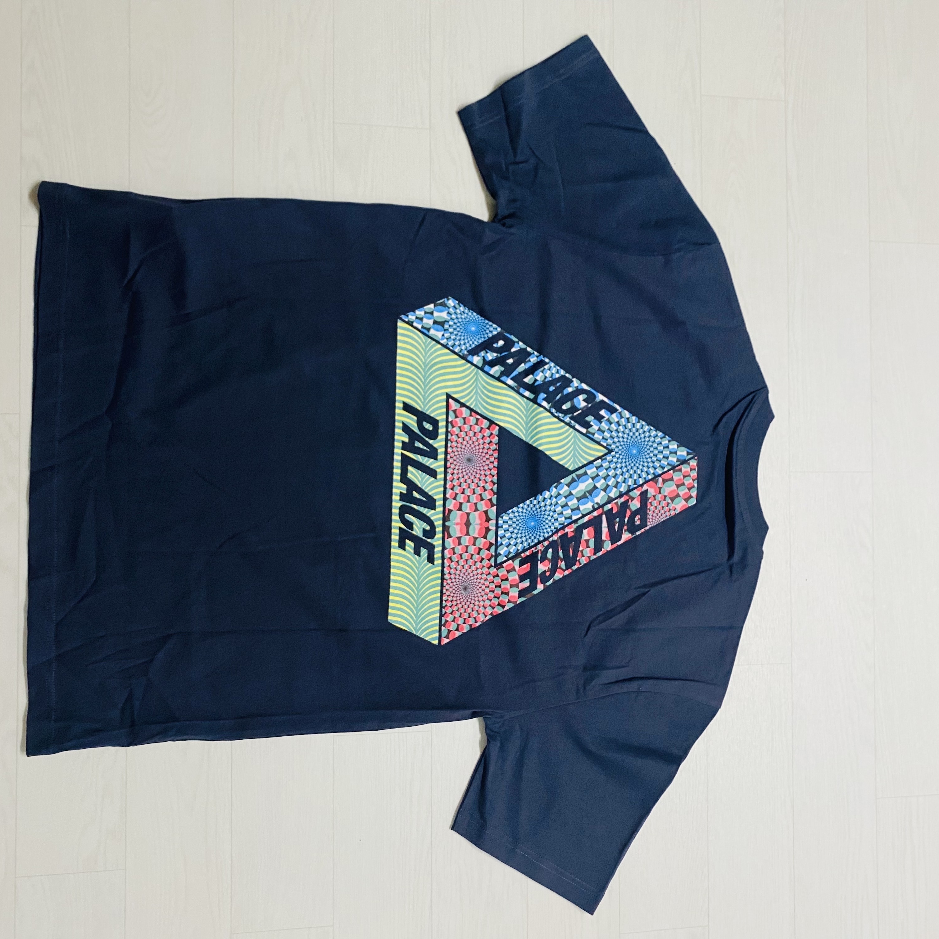 Palace Tri-Eye T-Shirt Navy - 21FW 착용 스타일 - 2