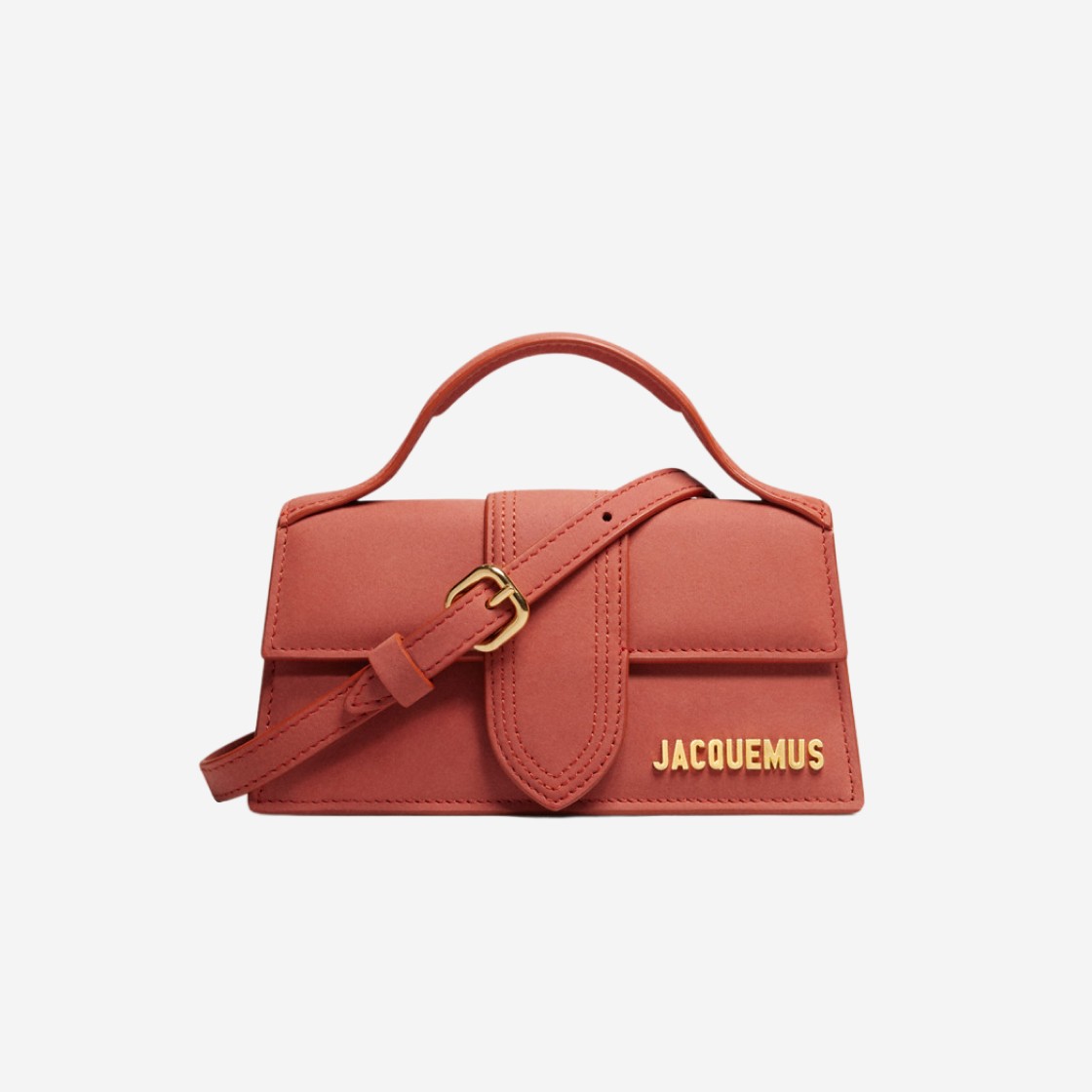 Jacquemus Le Bambino Crossbody Flap Bag Dark Red 상세 이미지 1