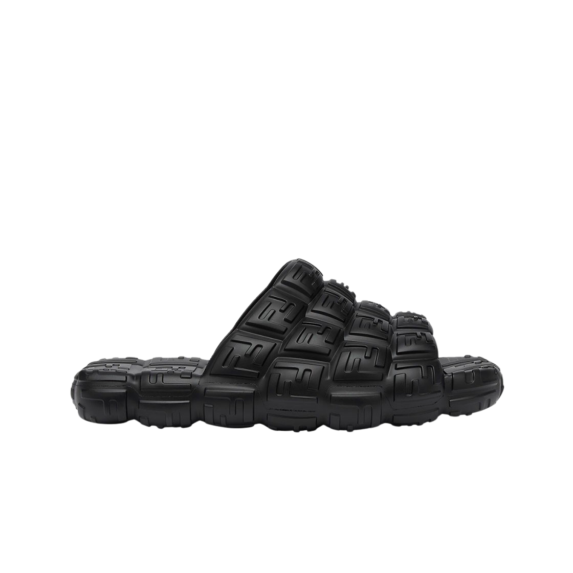 펜디 클라우드 러버 슬라이드 블랙(Fendi Cloud Rubber Slides Black) - 1