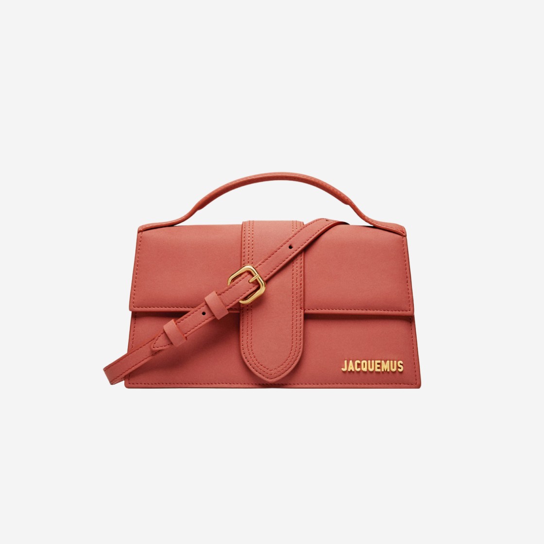 Jacquemus Le Grand Bambino Crossbody Flap Bag Dark Red 상세 이미지 1