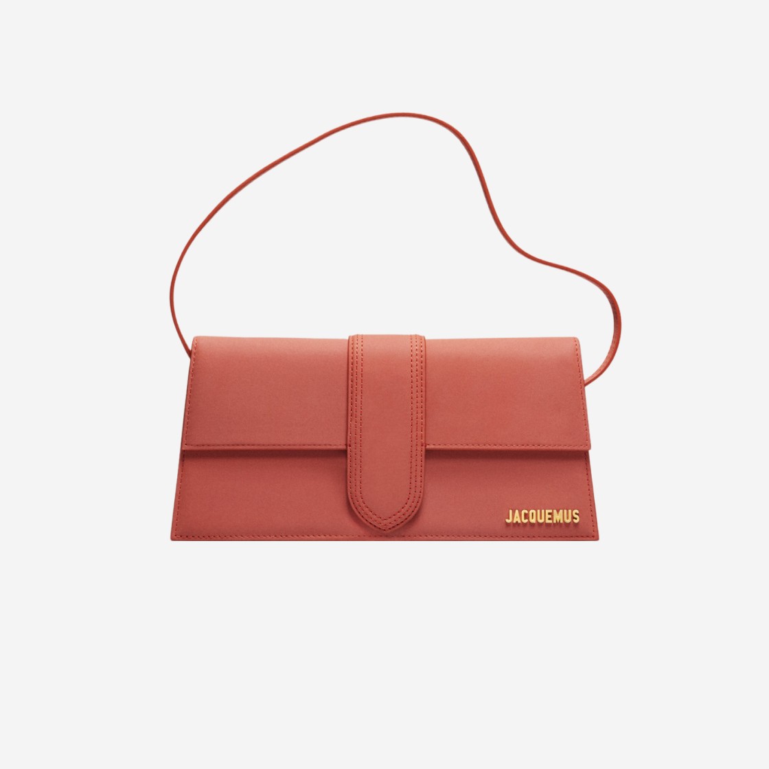 Jacquemus Le Bambino Long Flap Bag Dark Red 상세 이미지 1