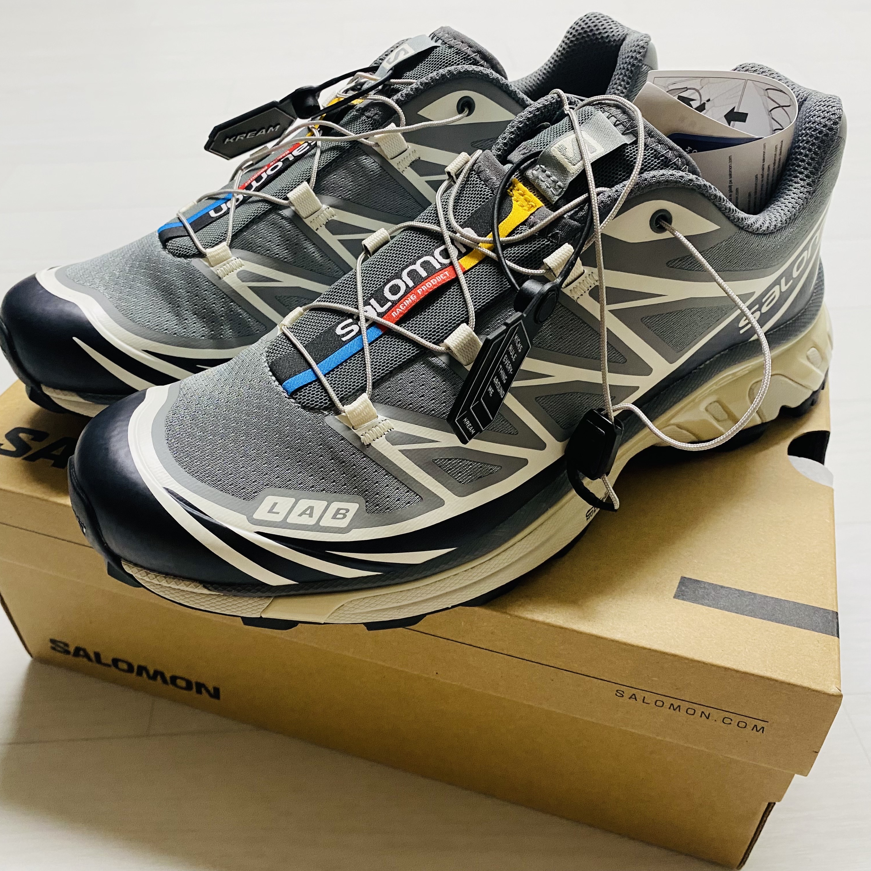 Salomon XT-6 Recut Phantom Vanilla Ice 착용 스타일 - 1