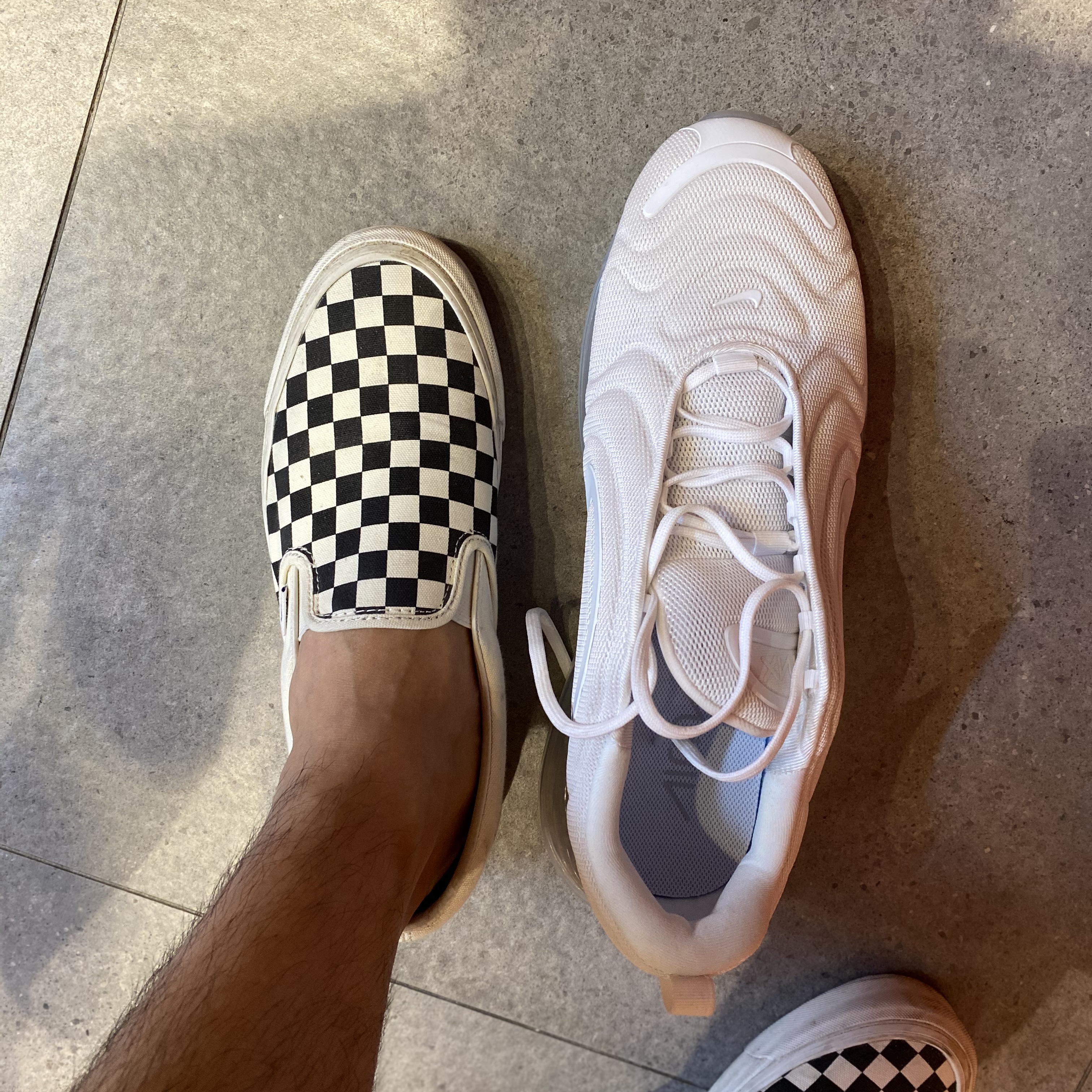 Vans Vault OG Classic Slip-On Checkerboard 착용 스타일
