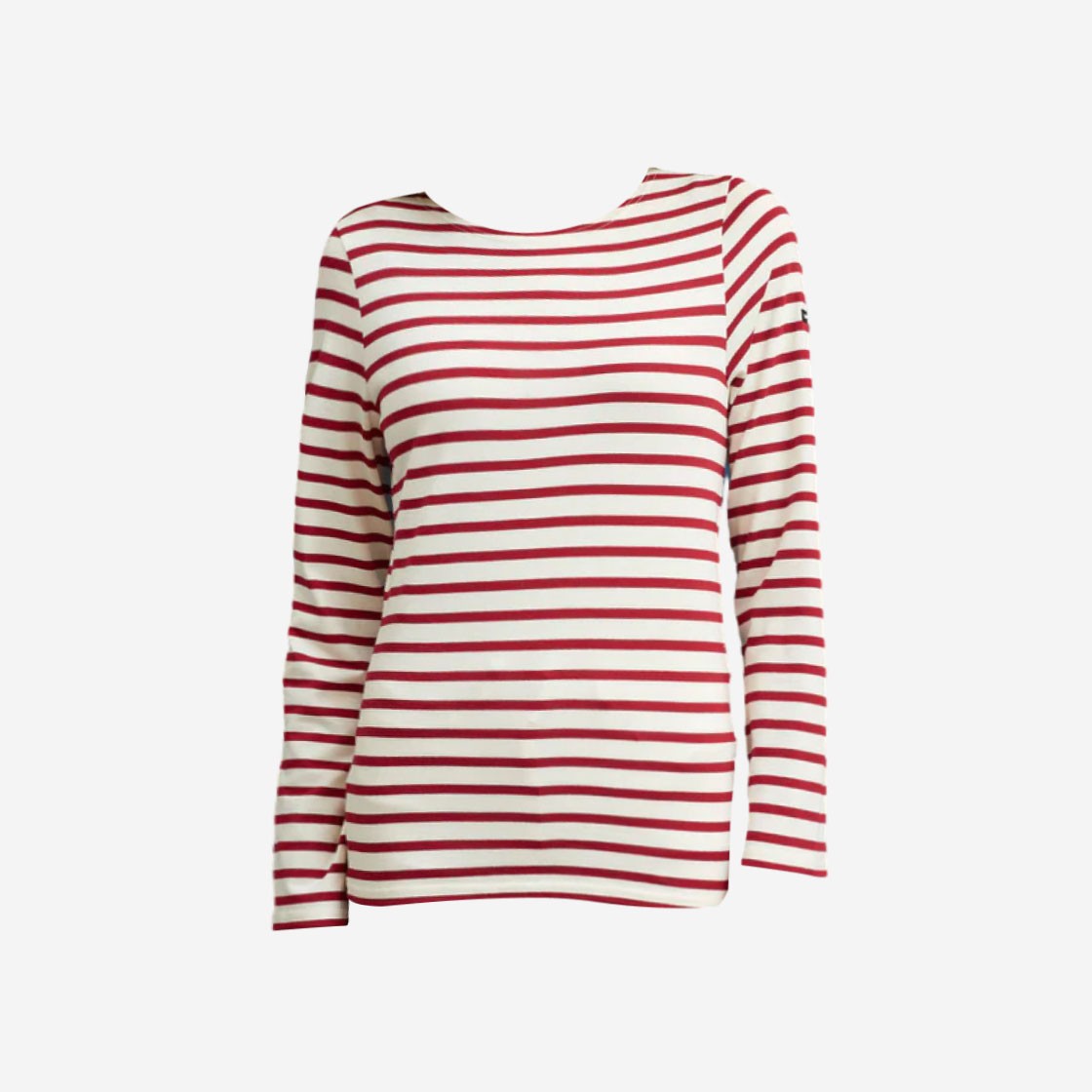 Saint James Minquiers Modern Striped Sailor Long Sleeve T-Shirt Ecru Persan 상세 이미지 1