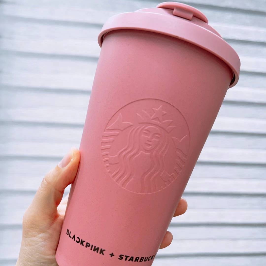 Starbucks x Blackpink Pink Tumbler 458ml 착용 스타일