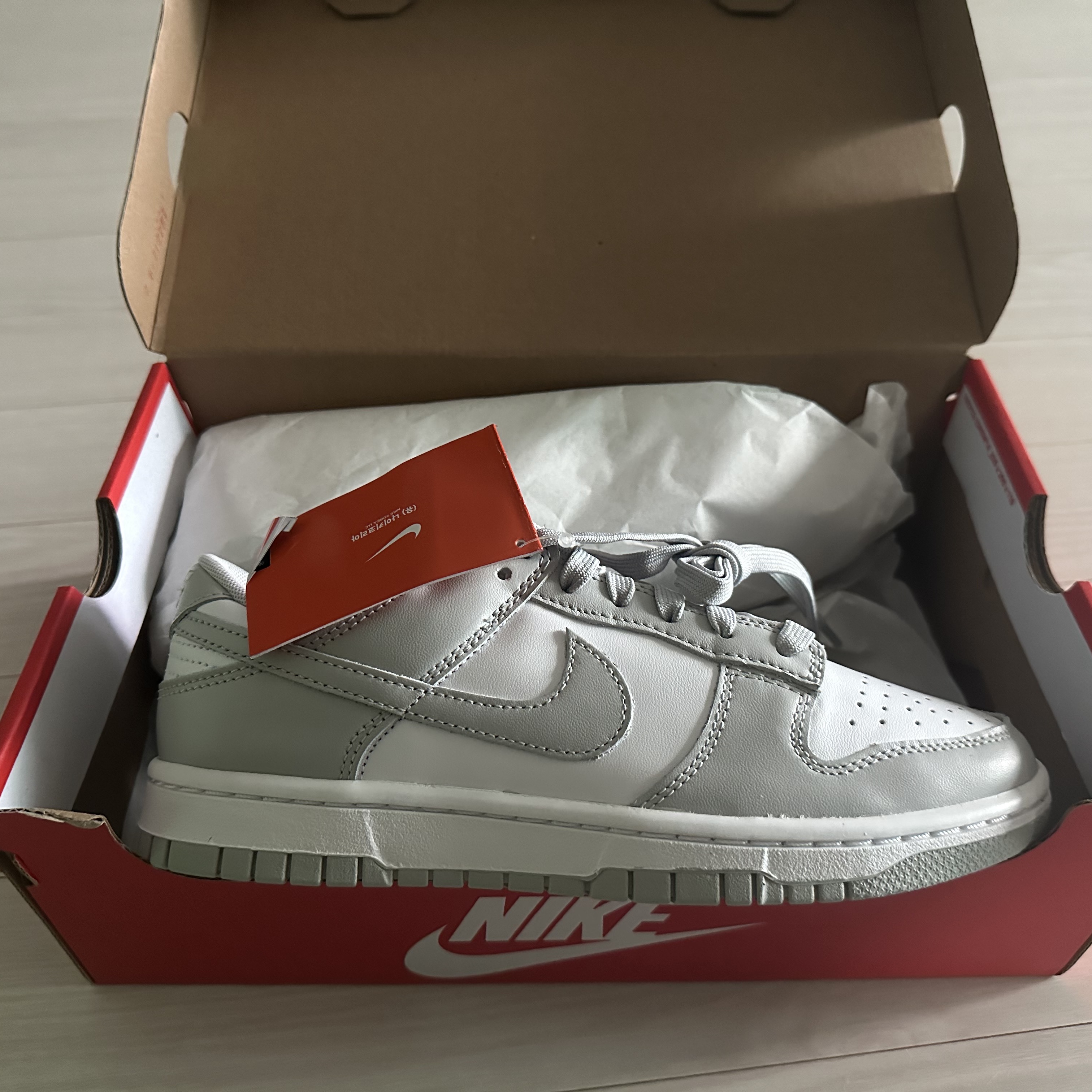Nike Dunk Low Retro Grey Fog 착용 스타일