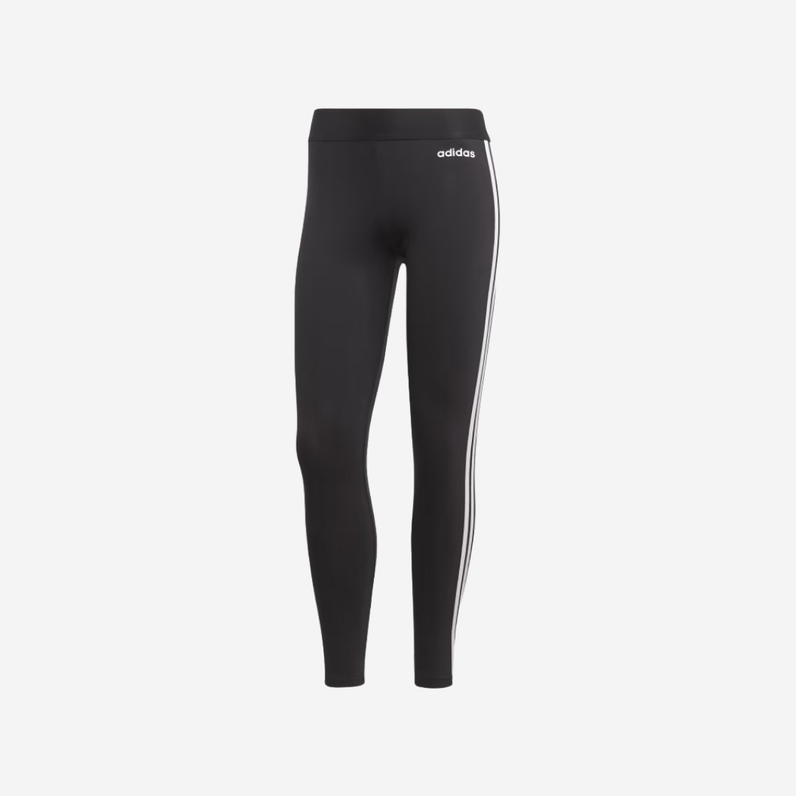 (W) Adidas Essentials 3-Stripes Tights Black White - US Sizing 상세 이미지 1