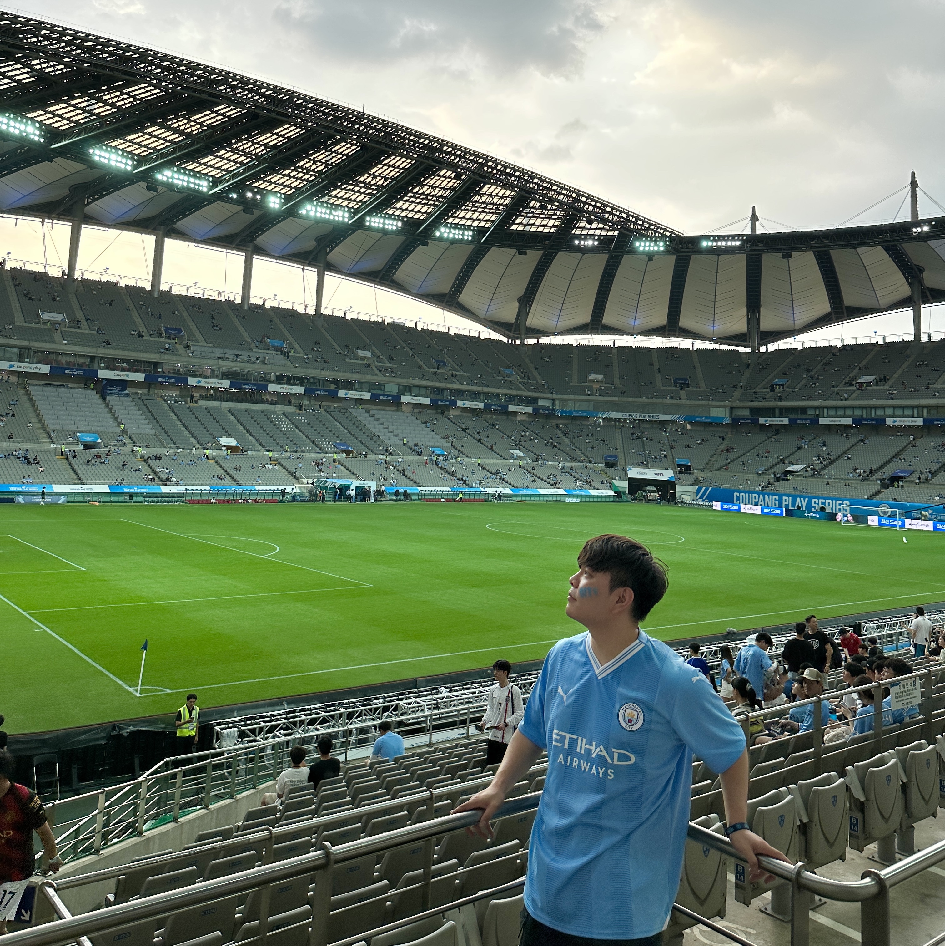 Puma Manchester City 2023/24 Home Jersey Team Light Blue (Non Marking Ver.) 착용 스타일 - 1
